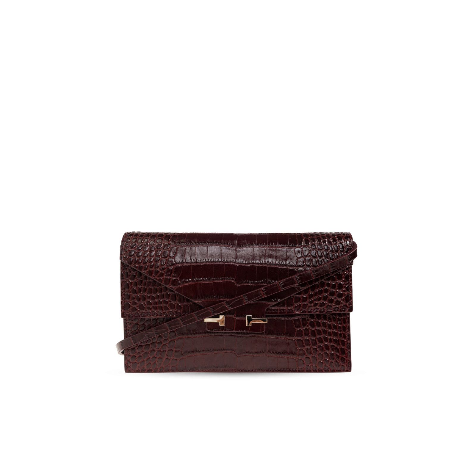 Tom Ford TOM FORD Aube Mini Burgundy Shoulder Bag New & Authentic Size ONE SIZE - 1 Thumbnail