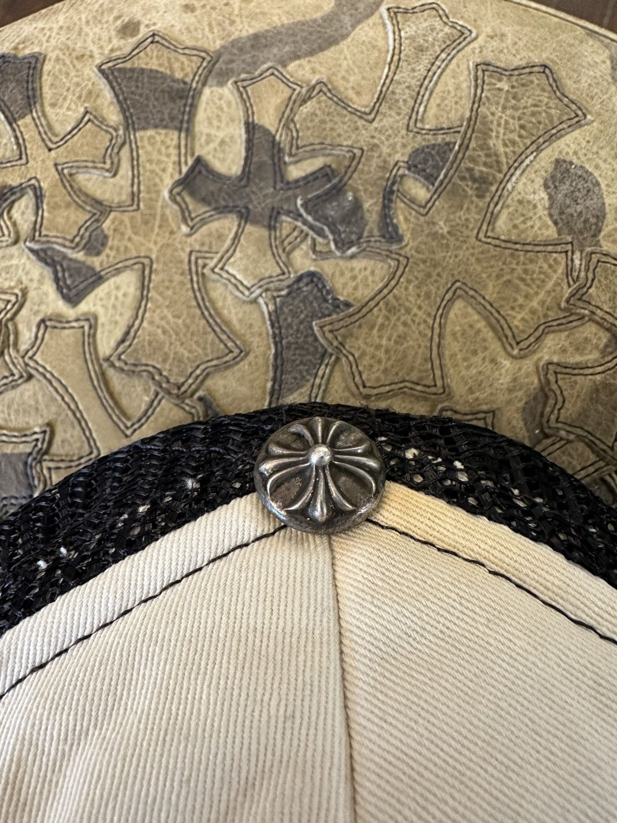 Chrome Hearts CHROME HEARTS THRASHED TRUCKER HAT Size ONE SIZE - 2 Thumbnail