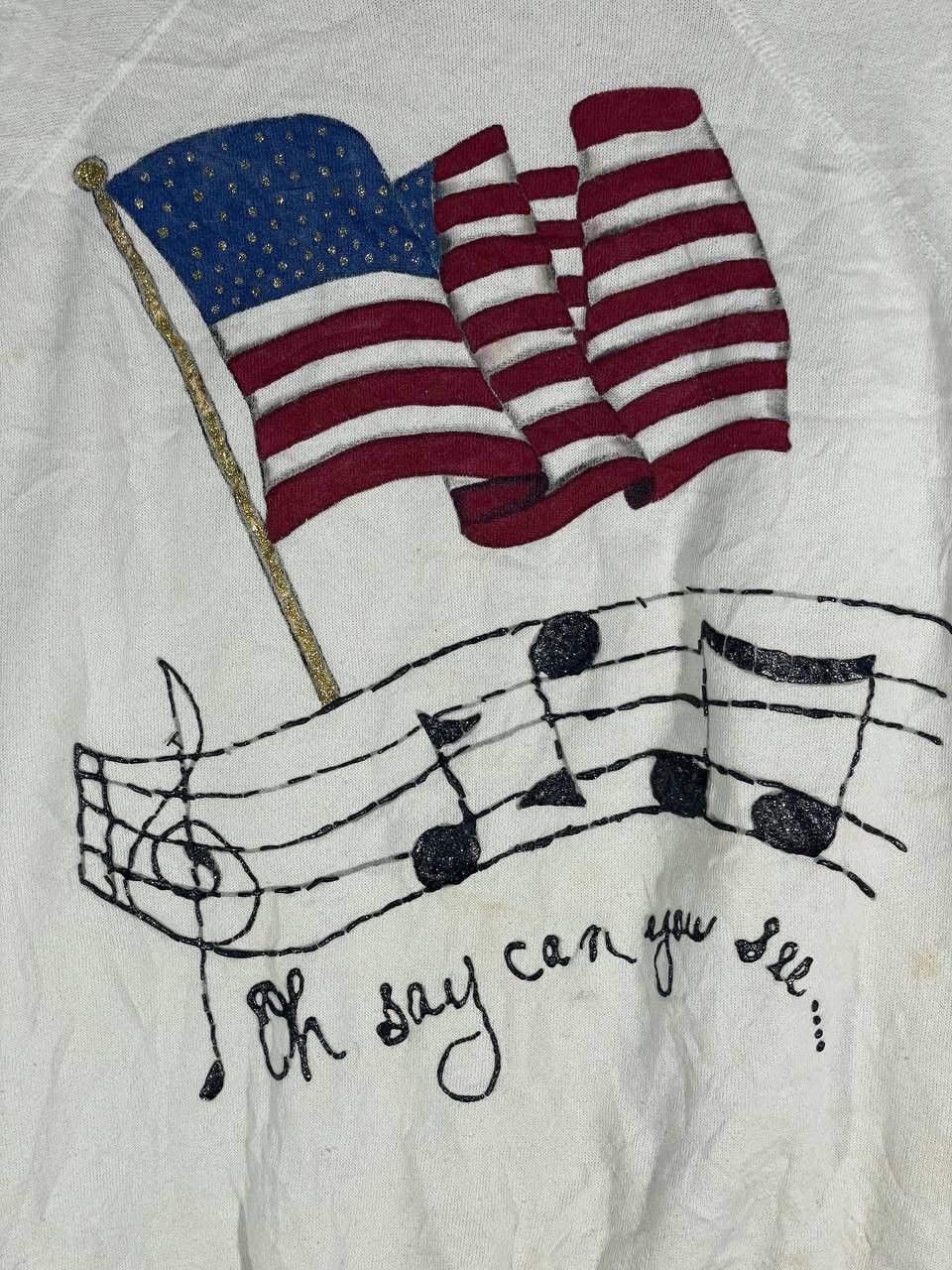 Other Vintage 90s america oh say you can see sweatshirt size L Size US L / EU 52-54 / 3 - 5 Thumbnail