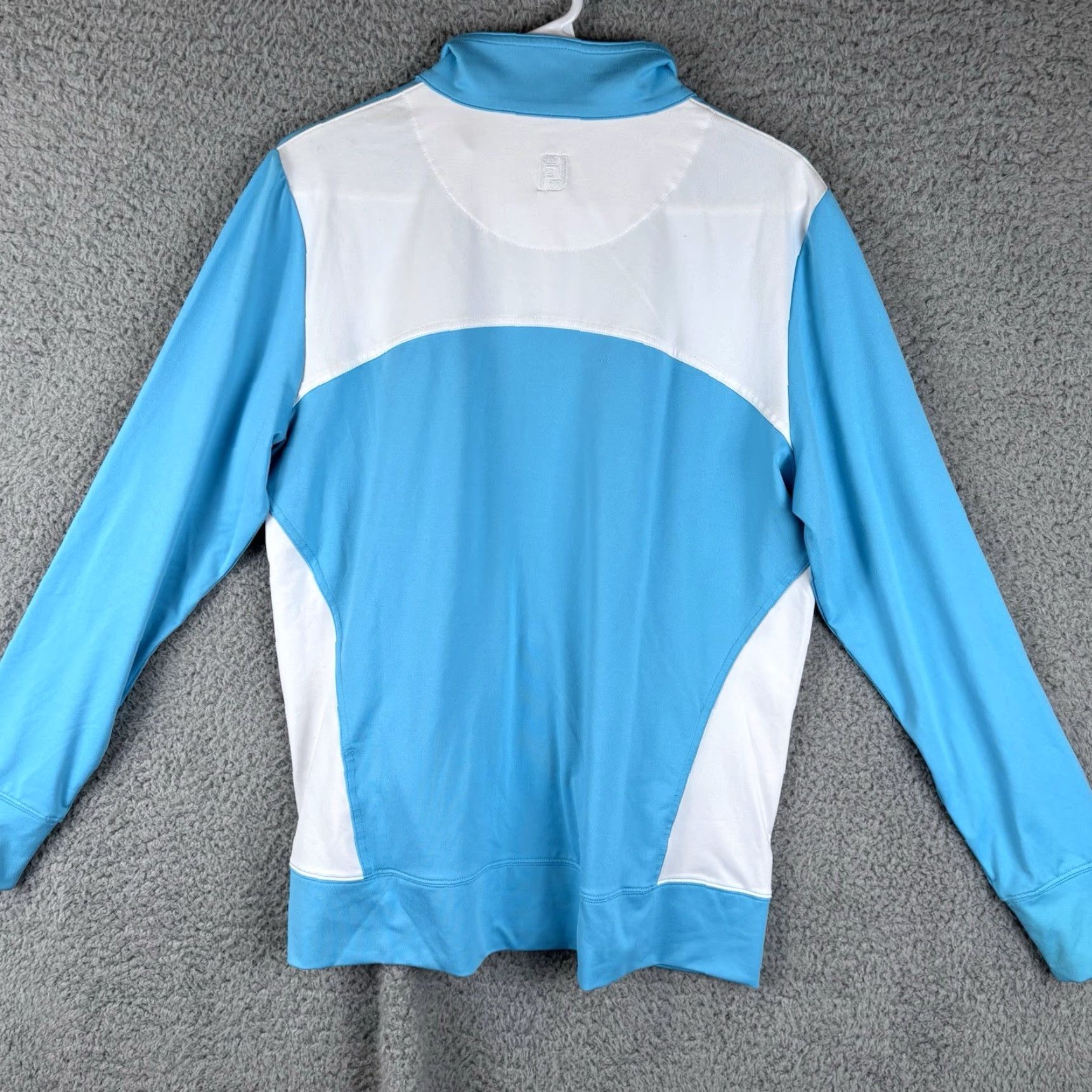 Footjoy Footjoy FJ Golf Jacket Womens L Light Blue Full Zip Pockets Performance Size L / US 10 / IT 46 - 5 Thumbnail