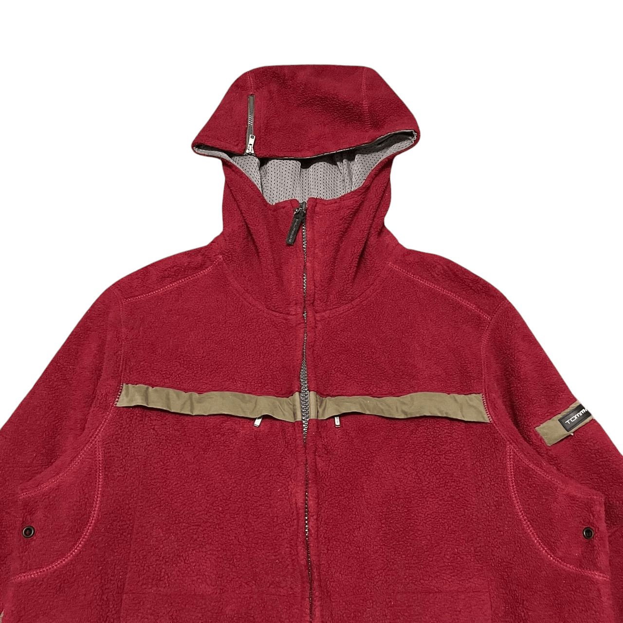 Tommy Hilfiger Vintage Tommy Hilfiger Fleeve Zipper Jacket Size US M / EU 48-50 / 2 - 2 Thumbnail