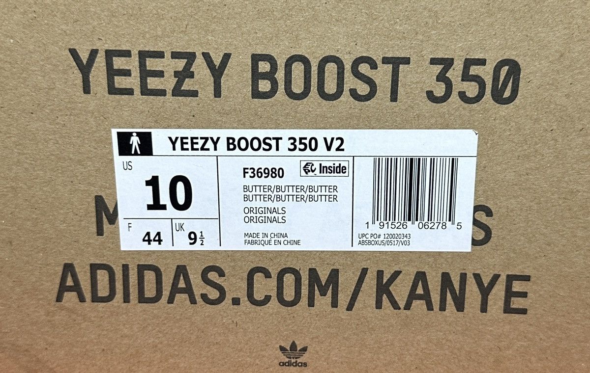 Yeezy Size 10 - Adidas Yeezy Boost 350 V2 Butter Size US 10 / EU 43 - 8 Thumbnail