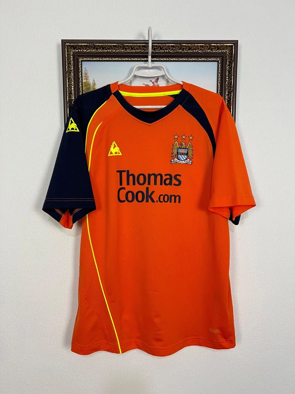 Vintage Manchester City football shirt Soccer #8 Wright Phillips Size US L / EU 52-54 / 3 - 3 Thumbnail
