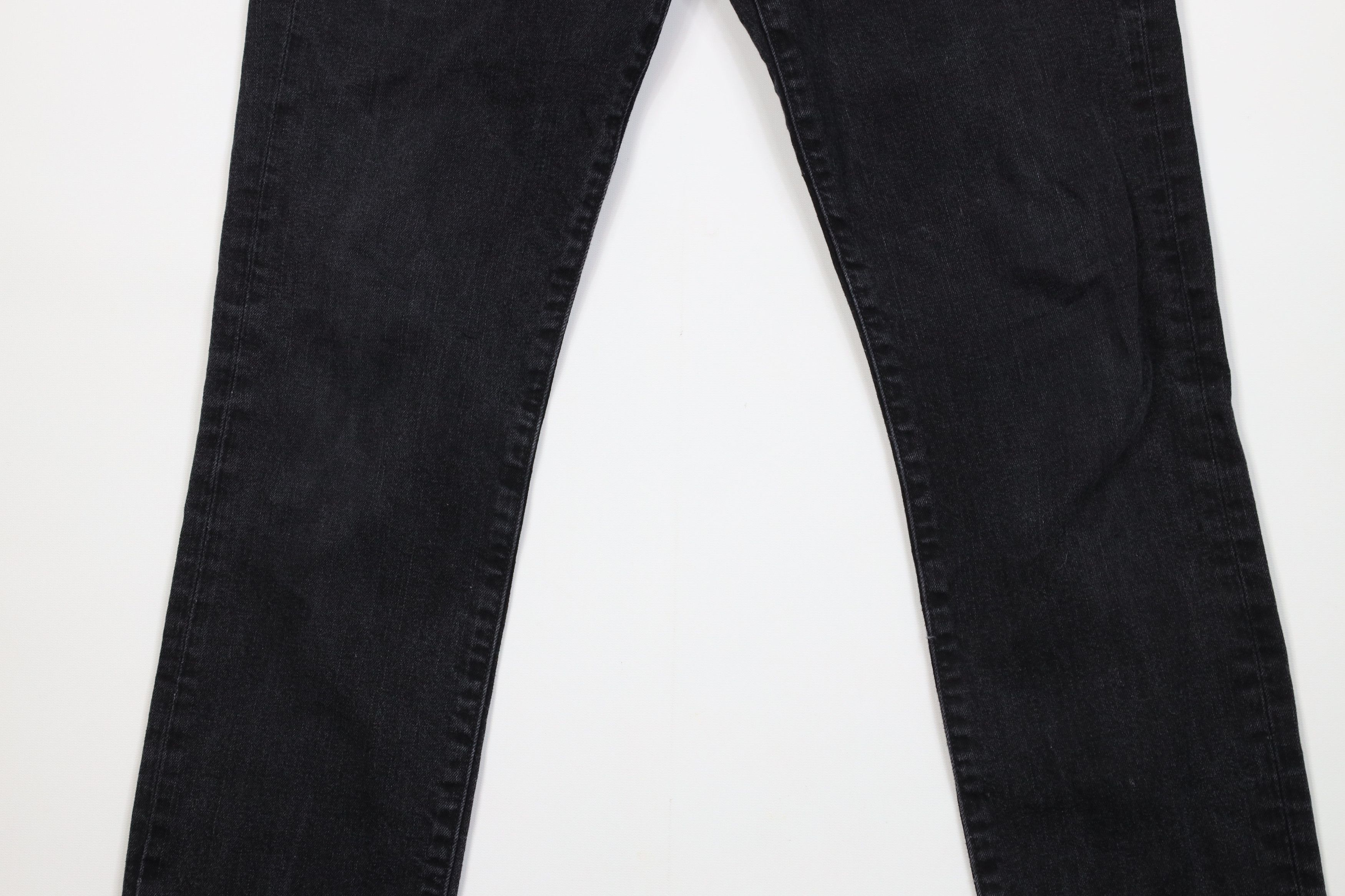Madewell Madewell Faded Stretch Straight Leg Denim Jeans Black Size US 32 / EU 48 - 3 Thumbnail