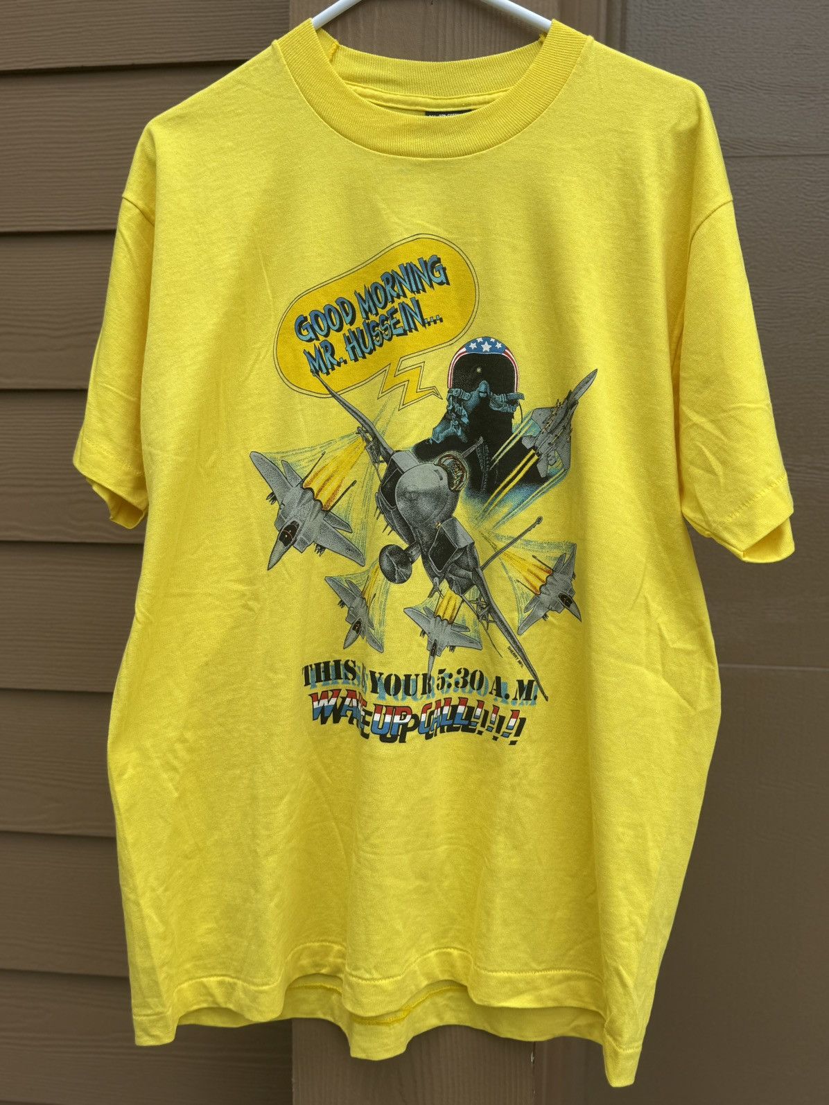 Vintage Vintage 1991 Gulf War Desert Storm Screen Stars Tee XL NWT L Size US XL / EU 56 / 4 - 1 Thumbnail