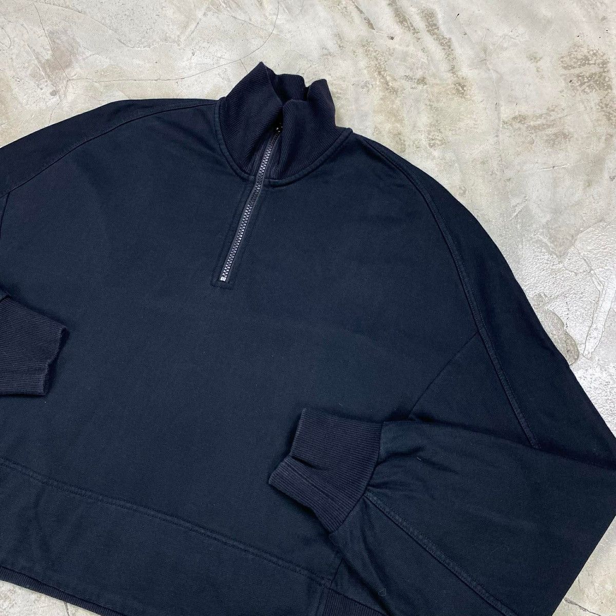 Y-3 FW2019 Half-Zip Logo Sweatshirt Size US M / EU 48-50 / 2 - 6 Thumbnail