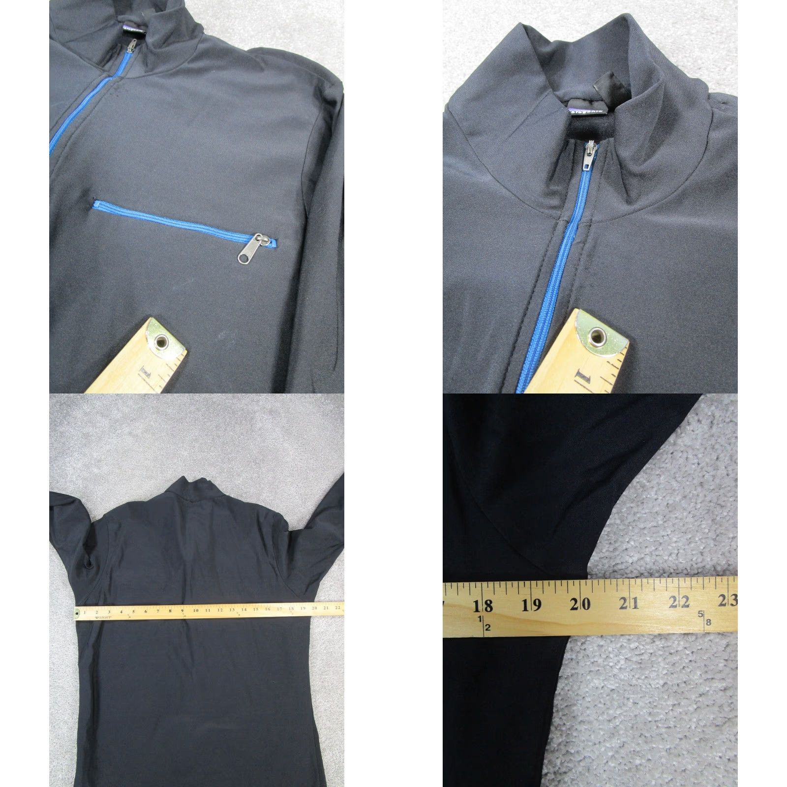 Patagonia VINTAGE Patagonia Sweater Mens L Black Quarter Zip Soft Shell Pullover Golf Hiking Walking Mock Neck/Long Sleeve Regular Fit Size US L / EU 52-54 / 3 - 8 Thumbnail