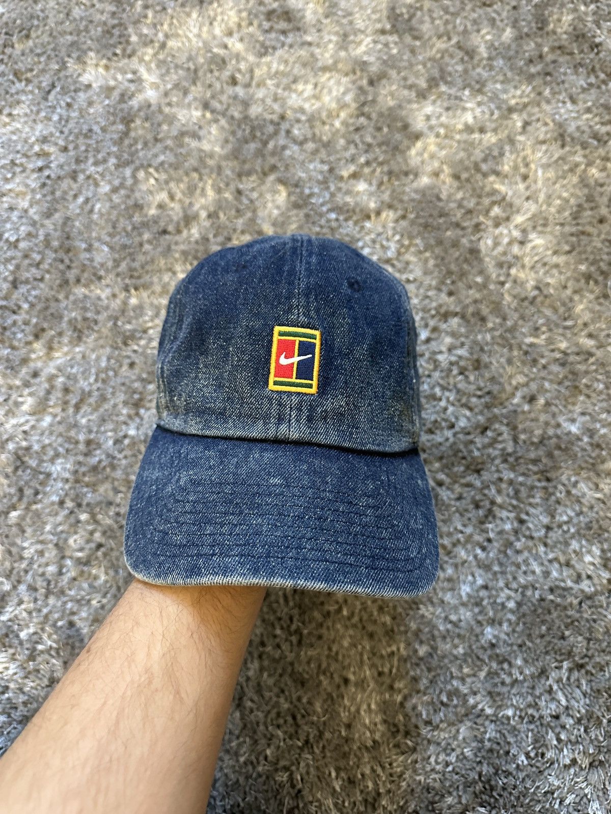 Nike Nike court RARE jeans cap Size ONE SIZE - 1 Thumbnail