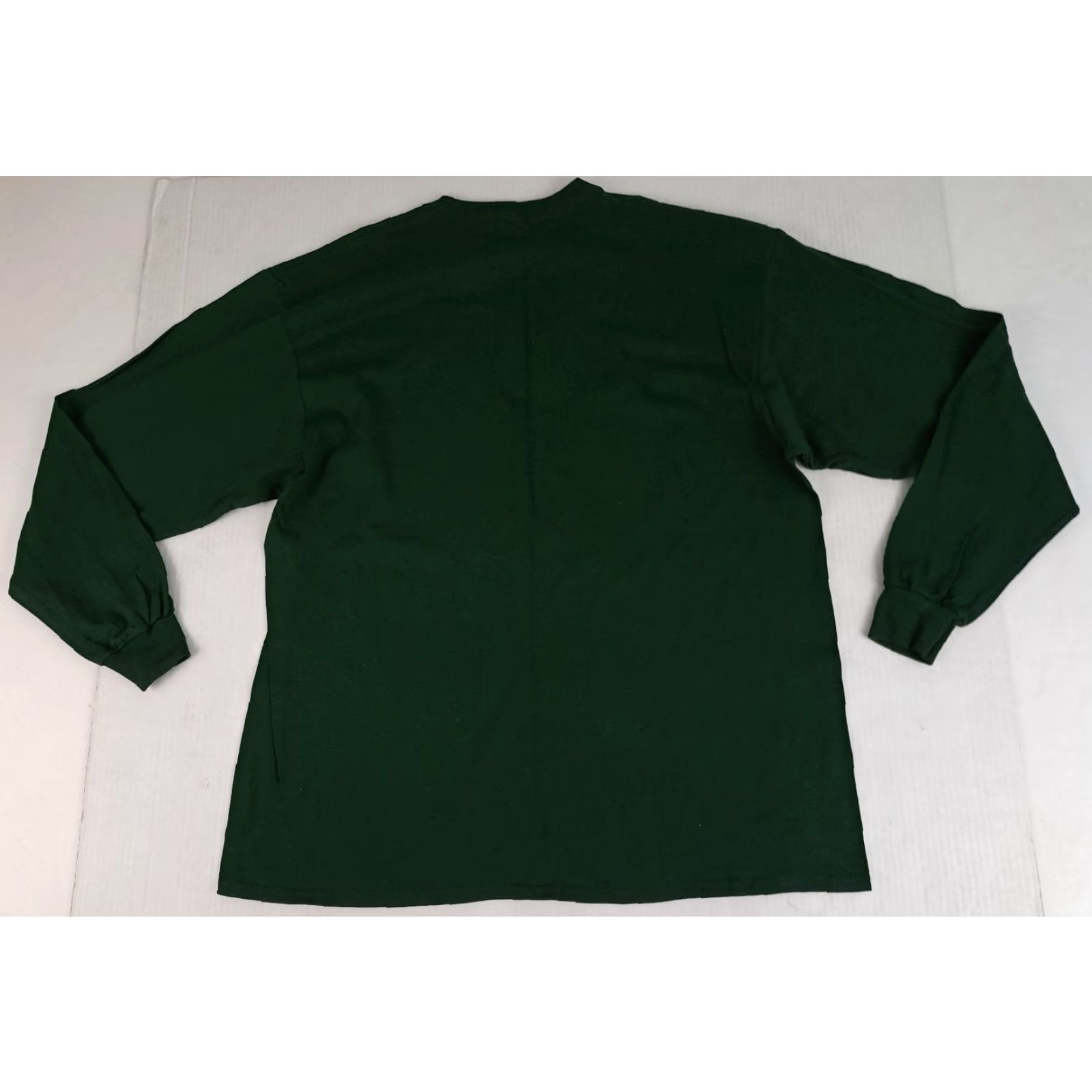 Delta VINTAGE Delta Pro Weight T-Shirt Canvas Cotton Green 90s Camping Long Sleeve XL Unisex Adults Mens Womens Boys Girls Size US XL / EU 56 / 4 - 6 Thumbnail