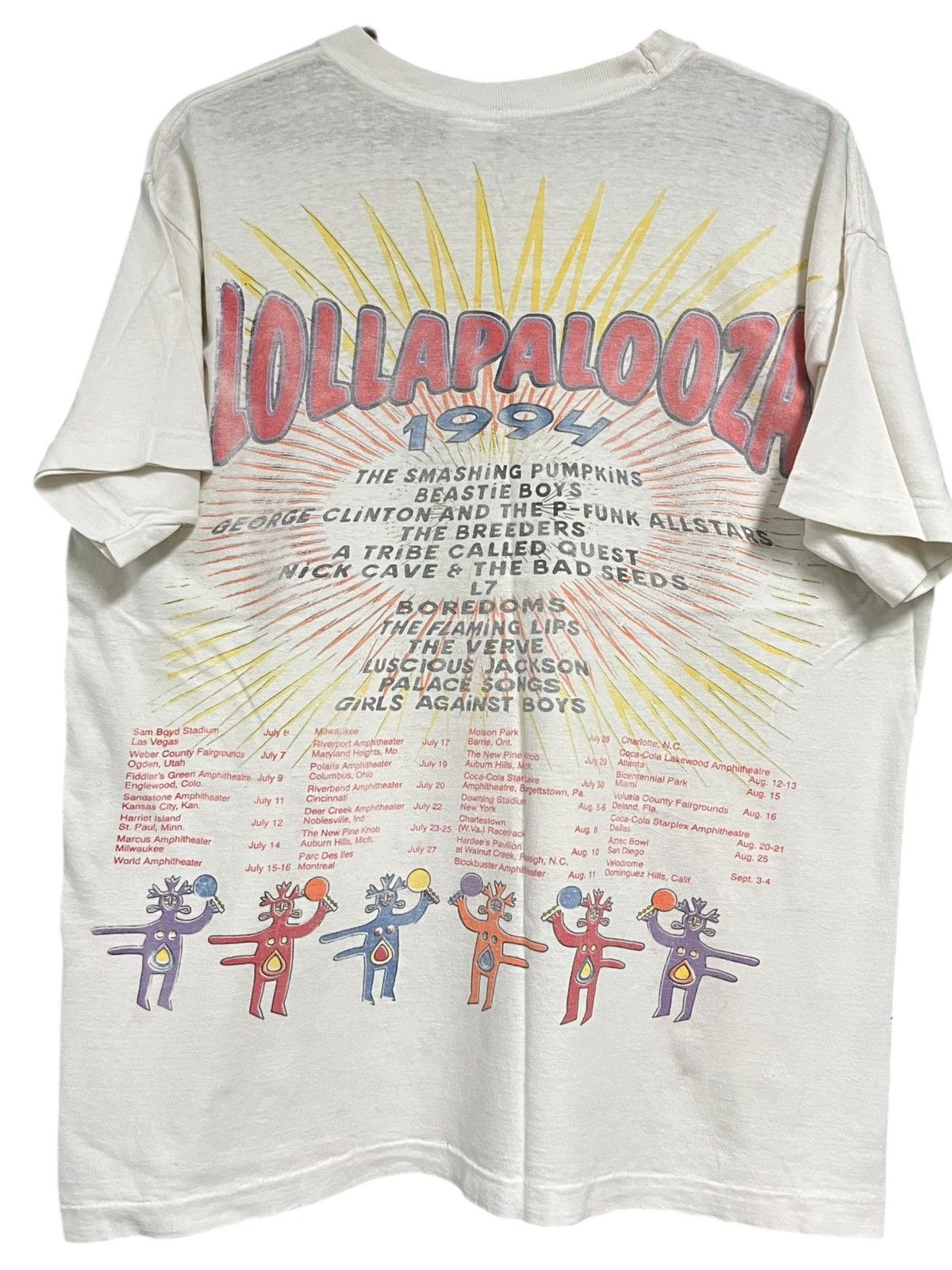 Band Tees Vintage Lollapalooza 90s t shirt Size US XL / EU 56 / 4 - 2 Thumbnail