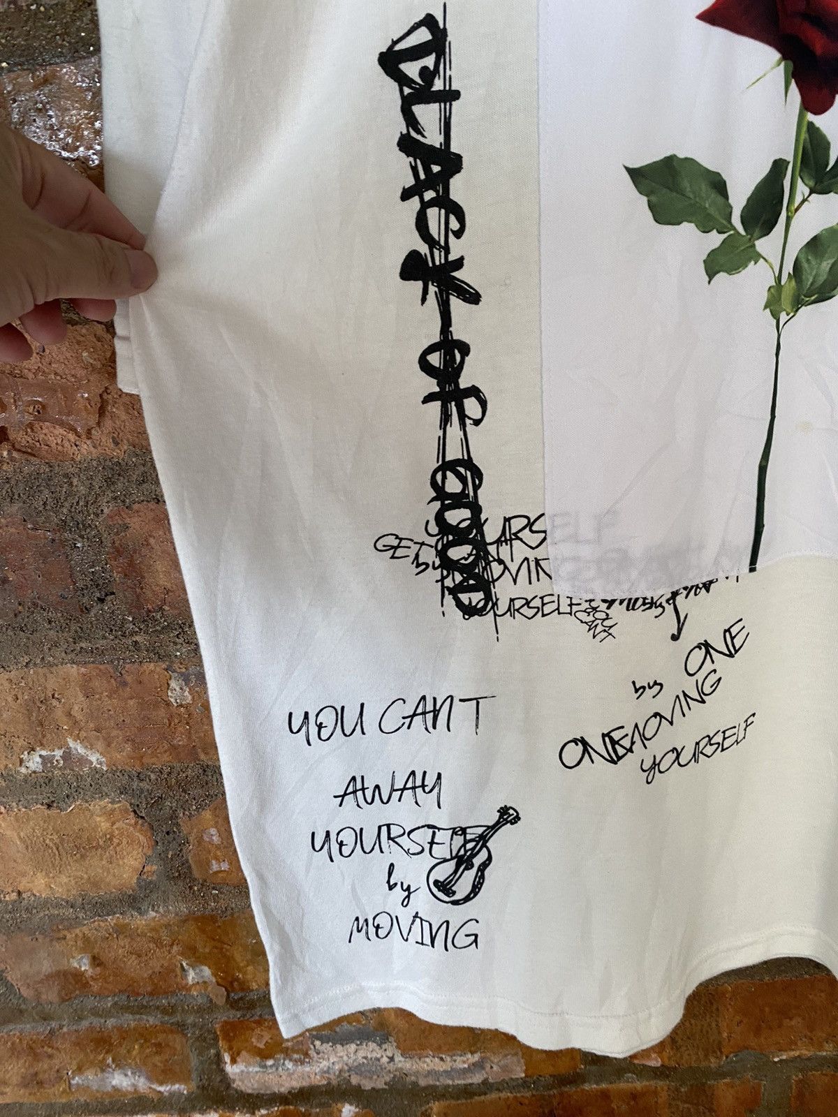 In The Attic × Japanese Brand × Le Grande Bleu (L.G.B.) Iconic Punk and Gothic Black rose poem tee Size US XL / EU 56 / 4 - 6 Thumbnail