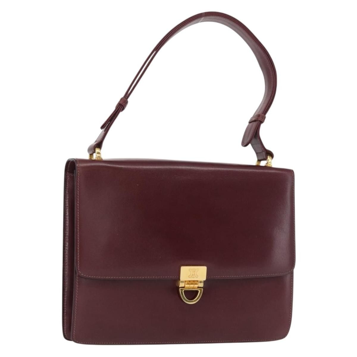 Celine Celine Vintage Flap Shoulder Bag Leather Size ONE SIZE - 1 Thumbnail