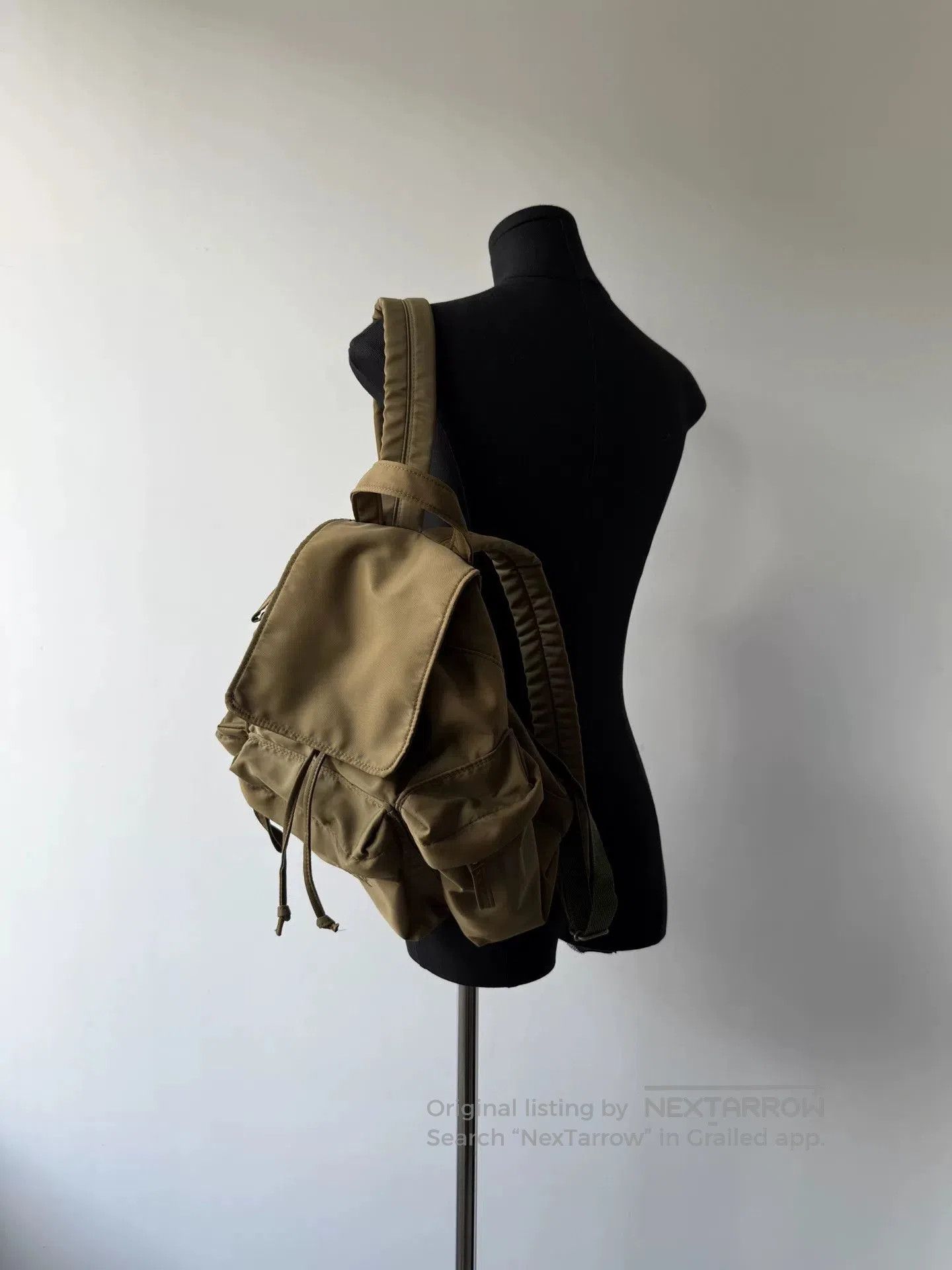 Jean Paul Gaultier Jean Paul Gaultier Olive Green Backpack. Size ONE SIZE - 5 Thumbnail