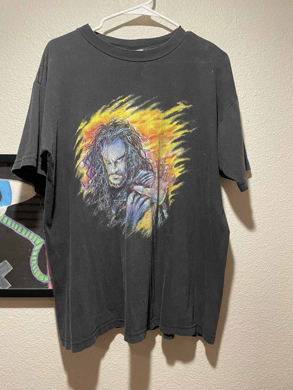 WWF 1998 vintage undertaker tee Size US L / EU 52-54 / 3 - 4 Thumbnail