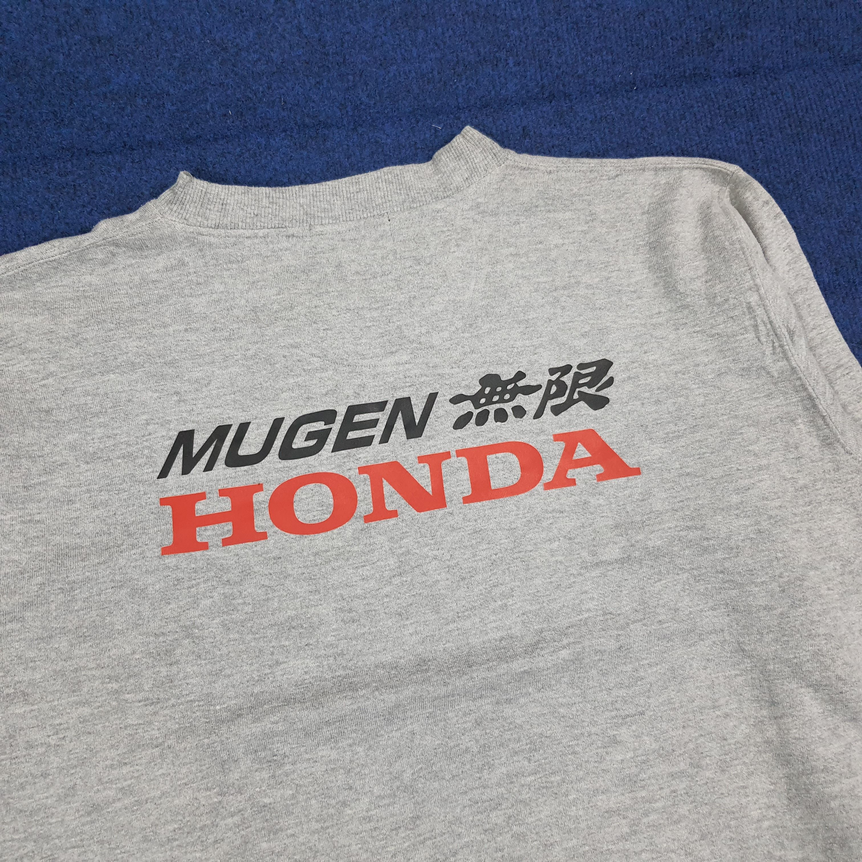 Japanese Brand Vintage Mugen Honda Racing Custom Logo Sweatshirt C275N11 Size US L / EU 52-54 / 3 - 2 Thumbnail