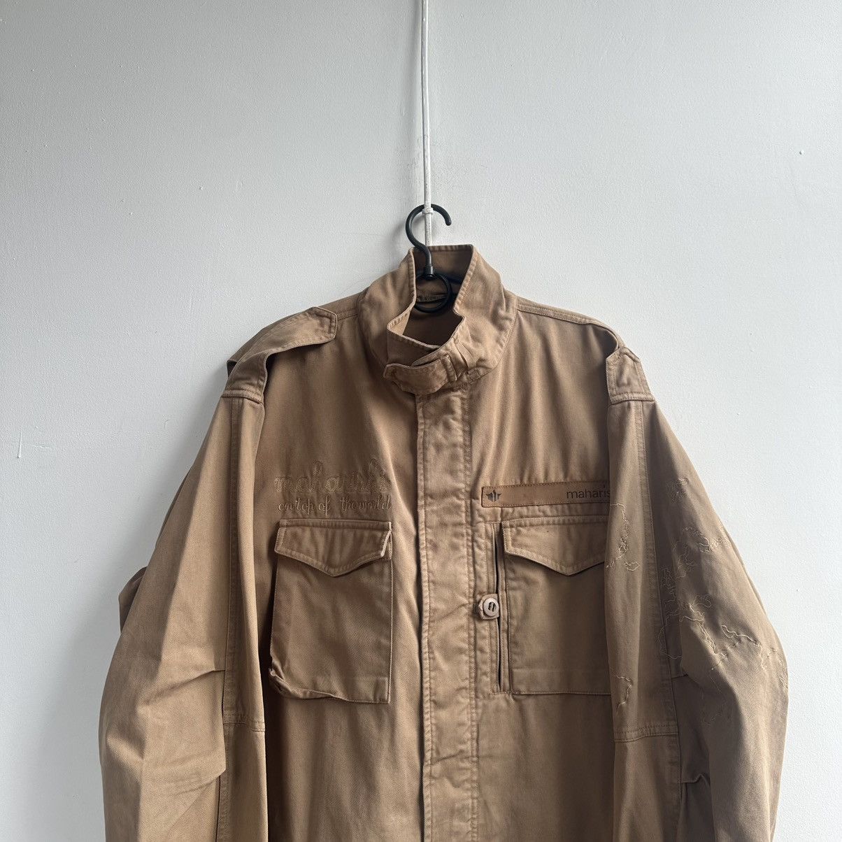 Maharishi Maharishi m 65 jacket embroidered logo Size US XL / EU 56 / 4 - 15 Thumbnail