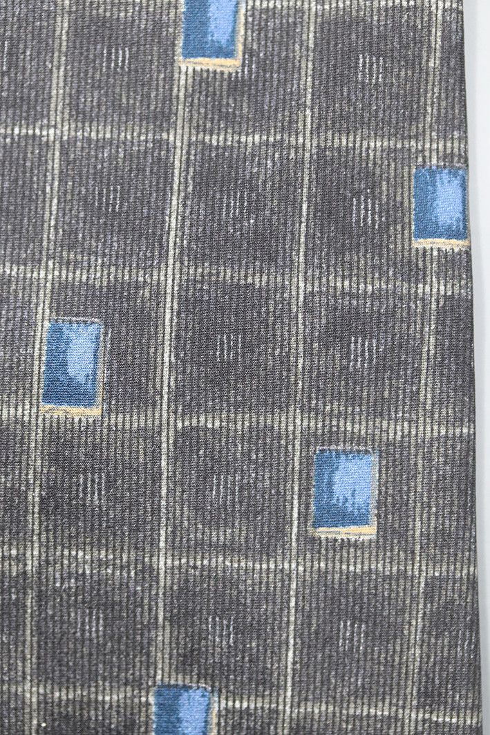 Hugo Boss Vintage Hugo Boss Silk Tie – Abstract Blue Square Pattern Size ONE SIZE - 10 Thumbnail