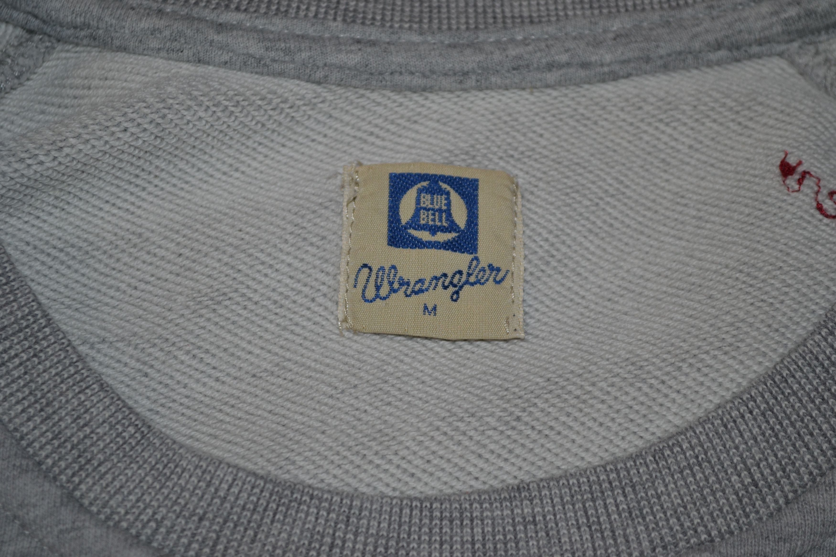 Wrangler Vintage Wrangler Blue Bell Sweatshirt, Logo – Rare 90s Size M / US 6-8 / IT 42-44 - 8 Thumbnail