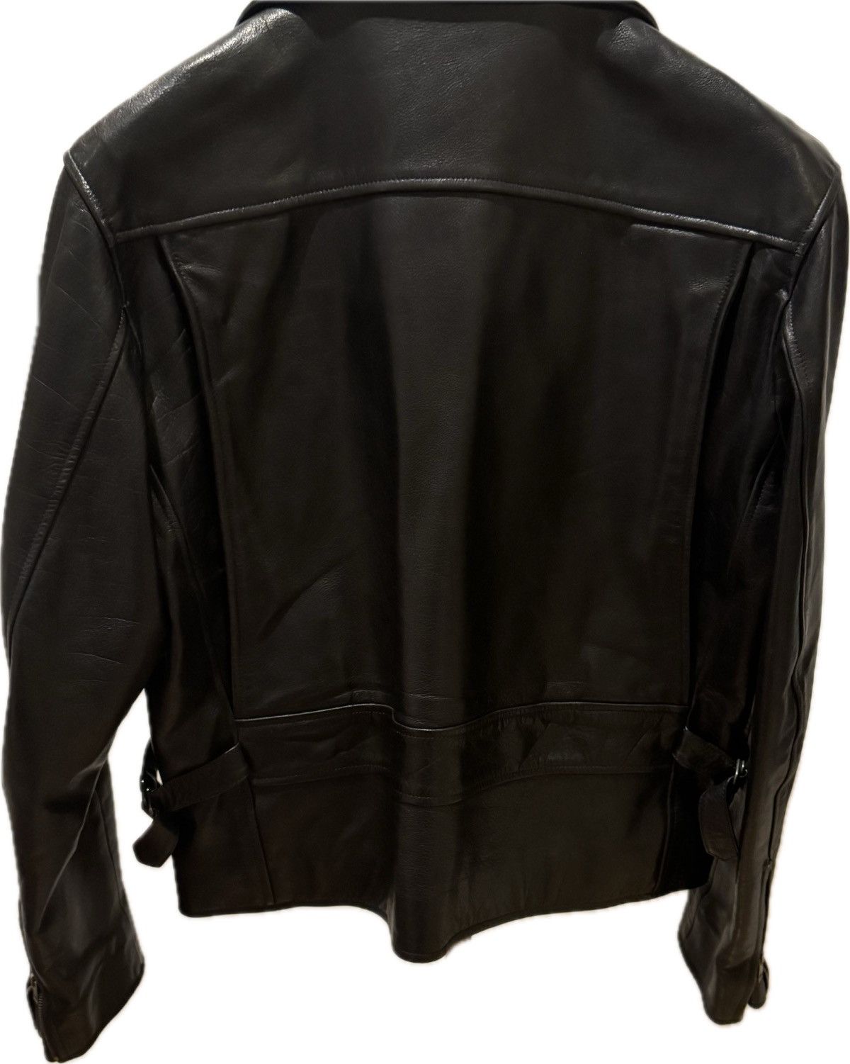 Michael Kors MICHAEL KORS MEN’S BLACK LEATHER MC JACKET - SIZE M Size US M / EU 48-50 / 2 - 4 Thumbnail
