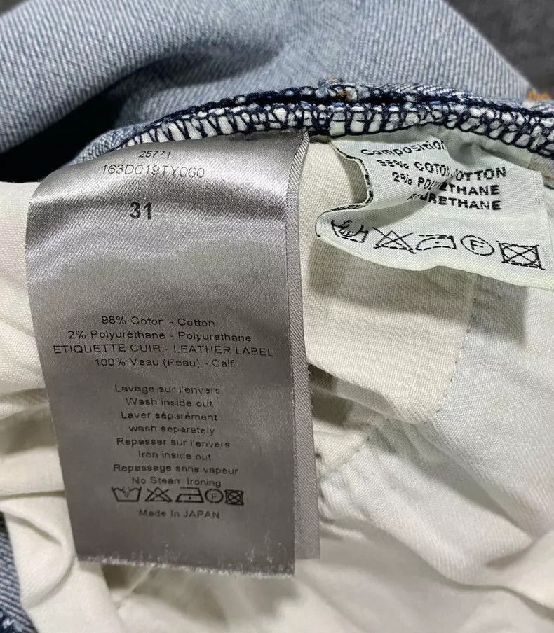 Dior Blue Wash Denim Pants by Dior-2506 Size US 31 - 5 Thumbnail