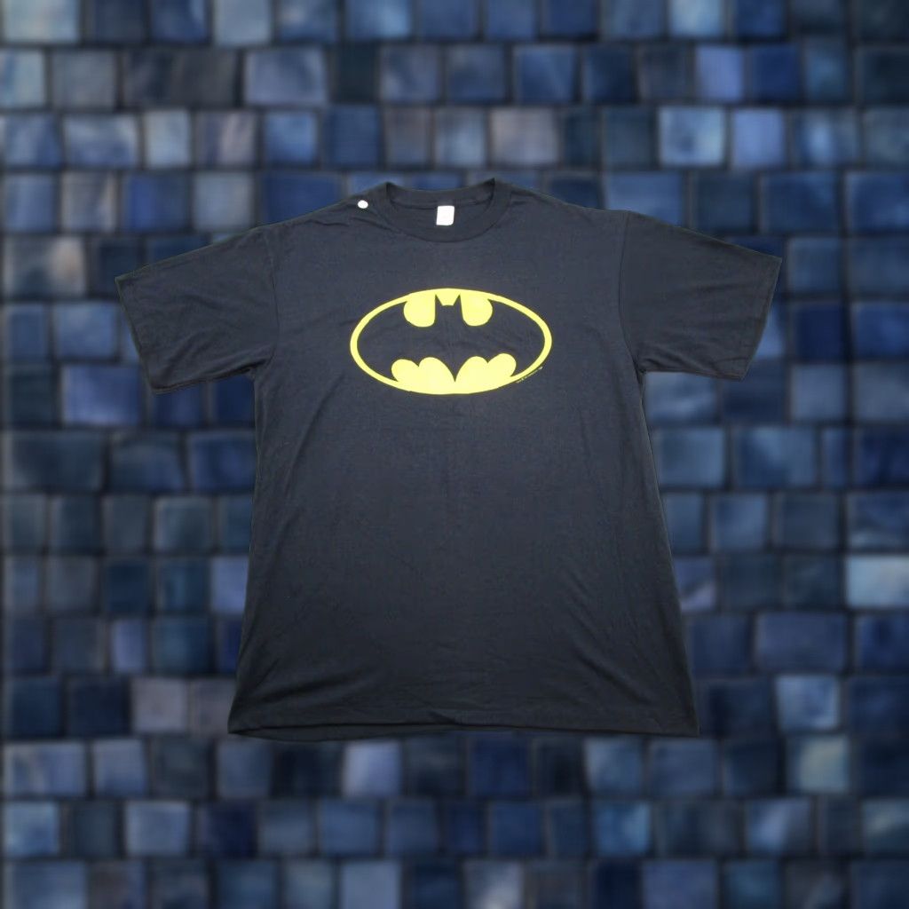 DC Comics VINTAGE Batman T-Shirt USA Made Size 2XL Black 1980s Short Sleeve Crew Neck Men NWOT DC Comics Single Stitch Logo Size US XXL / EU 58 / 5 - 1 Thumbnail