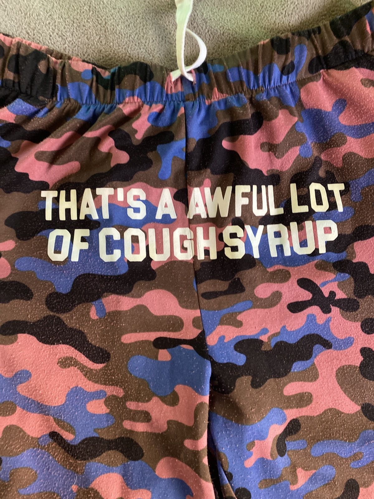 Awful Lot of Cough Syrup ALOCS Pink/Purple Camo Shorts! OG DESIGN! Size US 36 / EU 52 - 1 Thumbnail