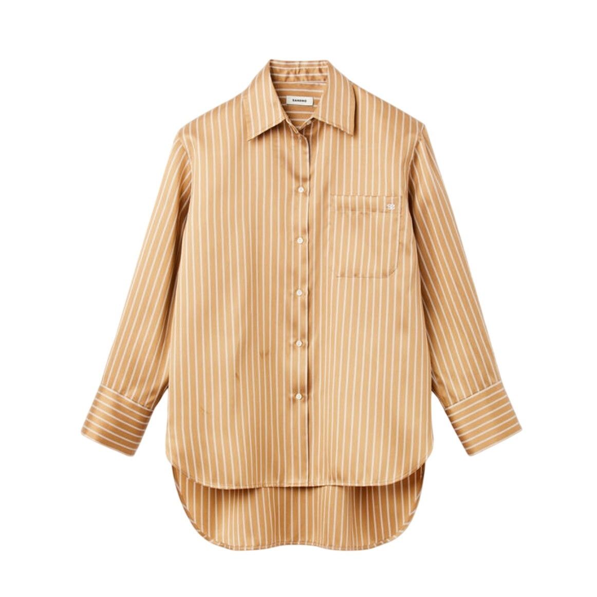 Sandro Sandro NWT Striped Long Sleeve Dress Shirt Size M / US 6-8 / IT 42-44 - 1 Thumbnail