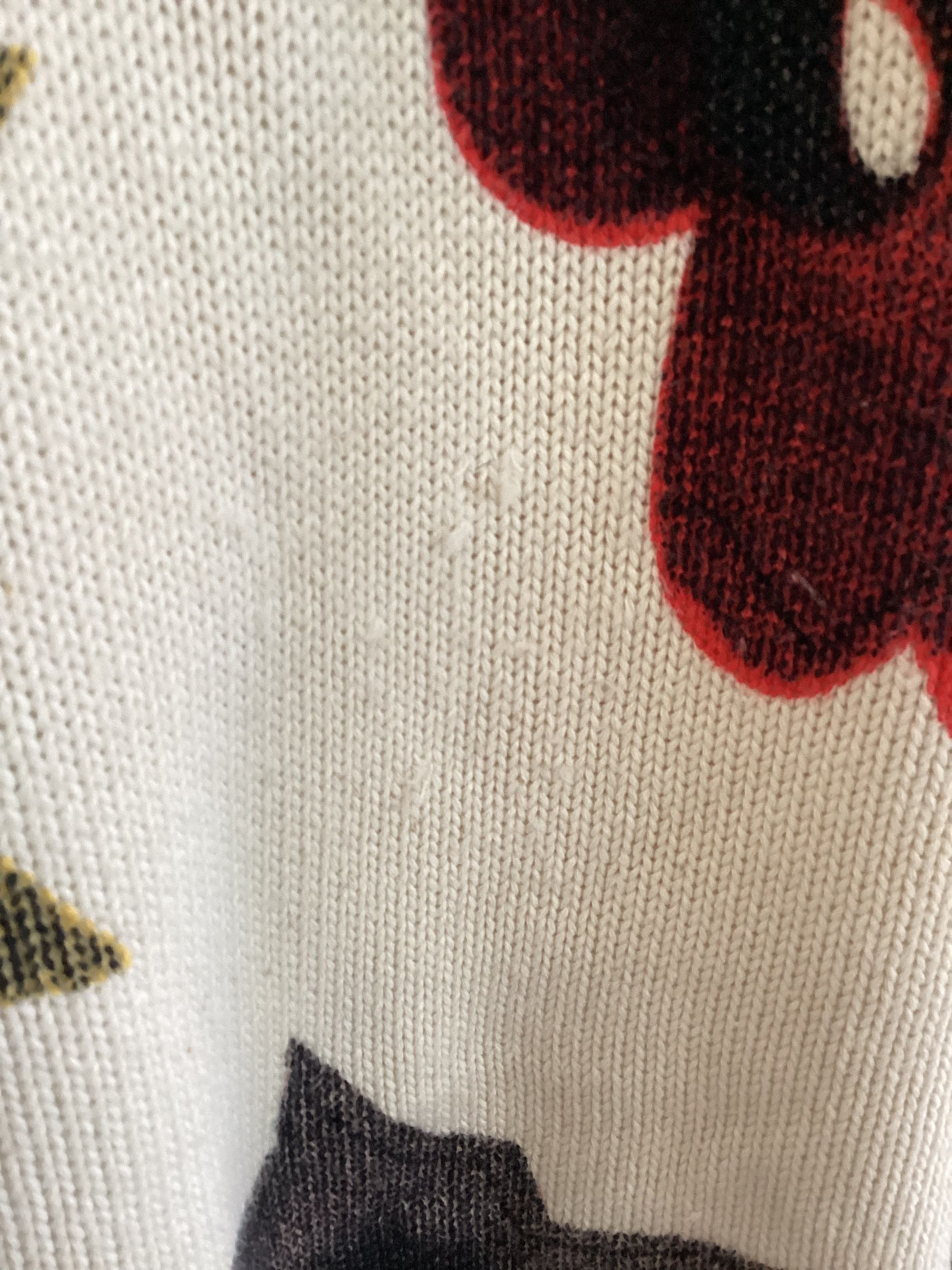 Supreme (XL)Supreme Nate Lowman Sweater White Size US XL / EU 56 / 4 - 4 Thumbnail