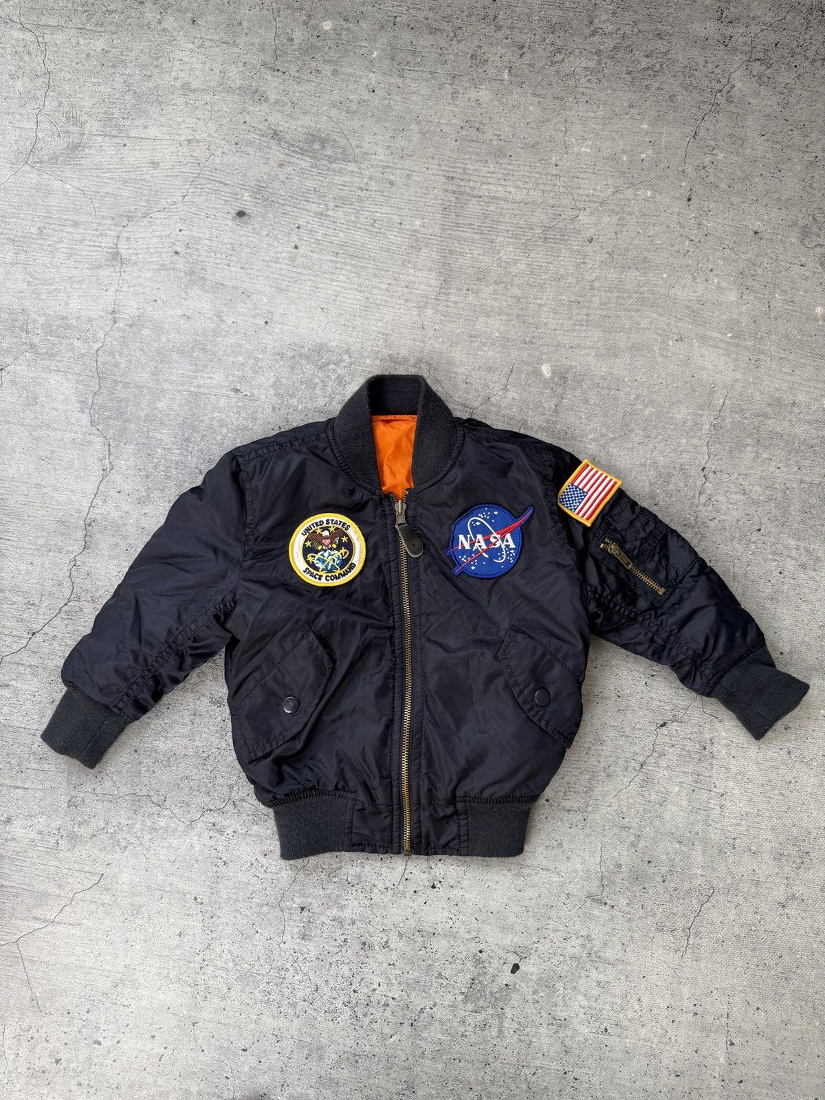 Alpha Industries Vintage Alpha Industries Bomber Jacket MA-1 children size Size US XXS / EU 40 - 1 Thumbnail