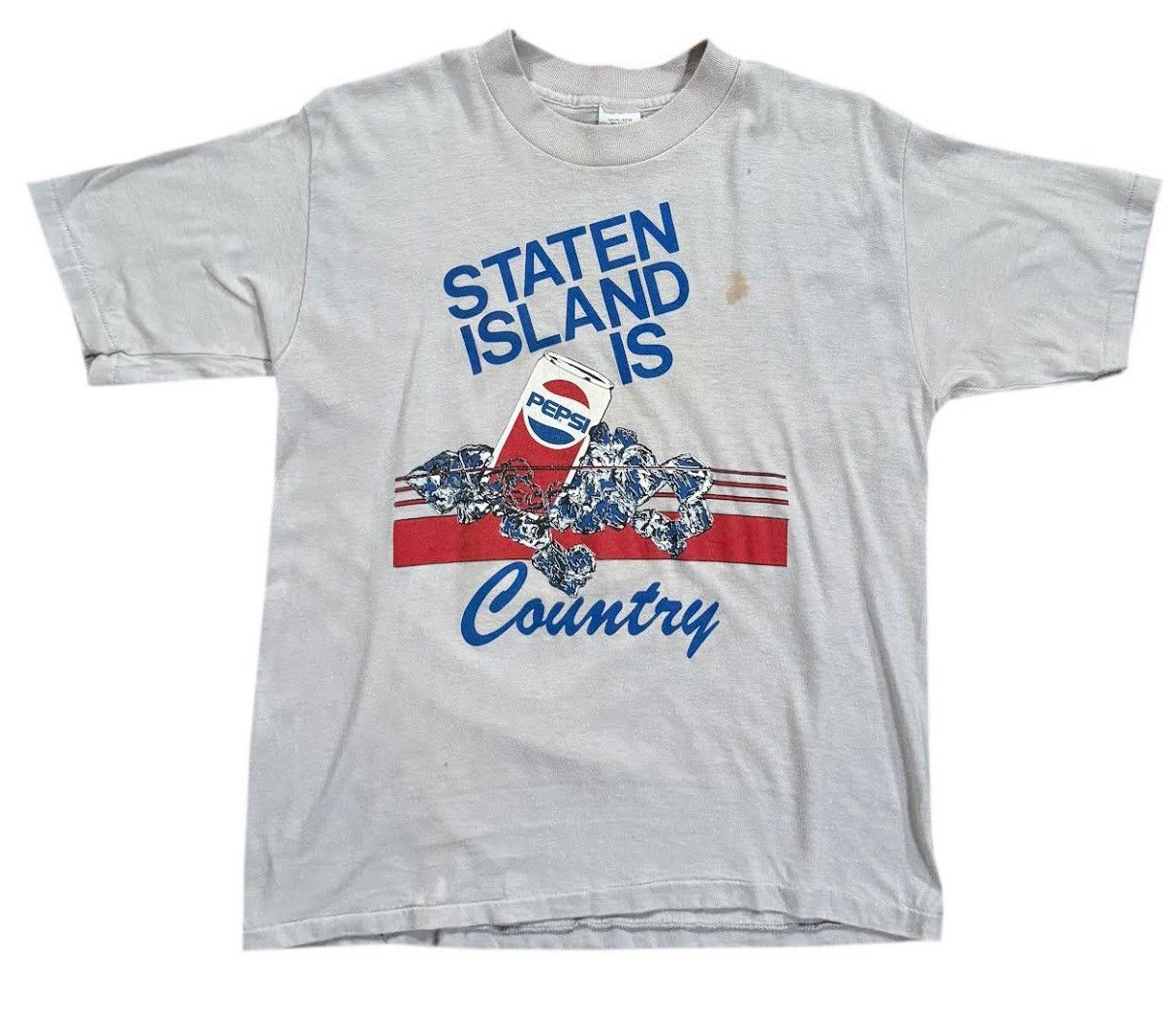 Vintage Vintage Staten Island Is Pepsi Country T Shirt (Size L) Size US L / EU 52-54 / 3 - 1 Thumbnail
