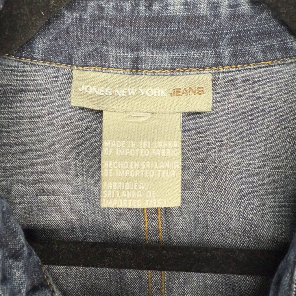 Jones New York JONES NEW YORK JEANS 5 Pockets Button Up Adjustable Waist Size XL / US 12-14 / IT 48-50 - 2 Thumbnail