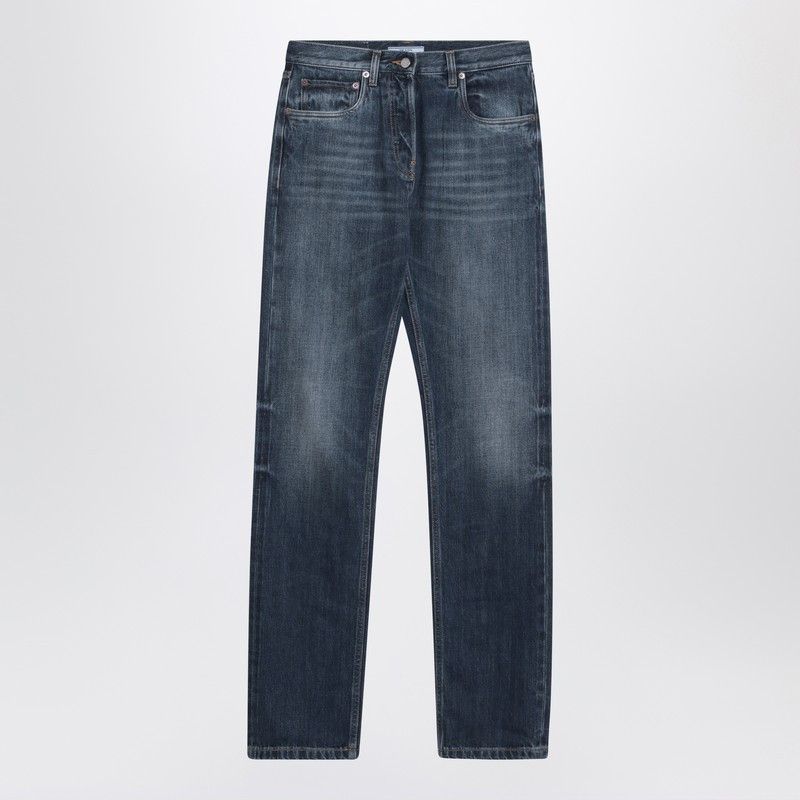 Prada Blue Washed-Out Jeans