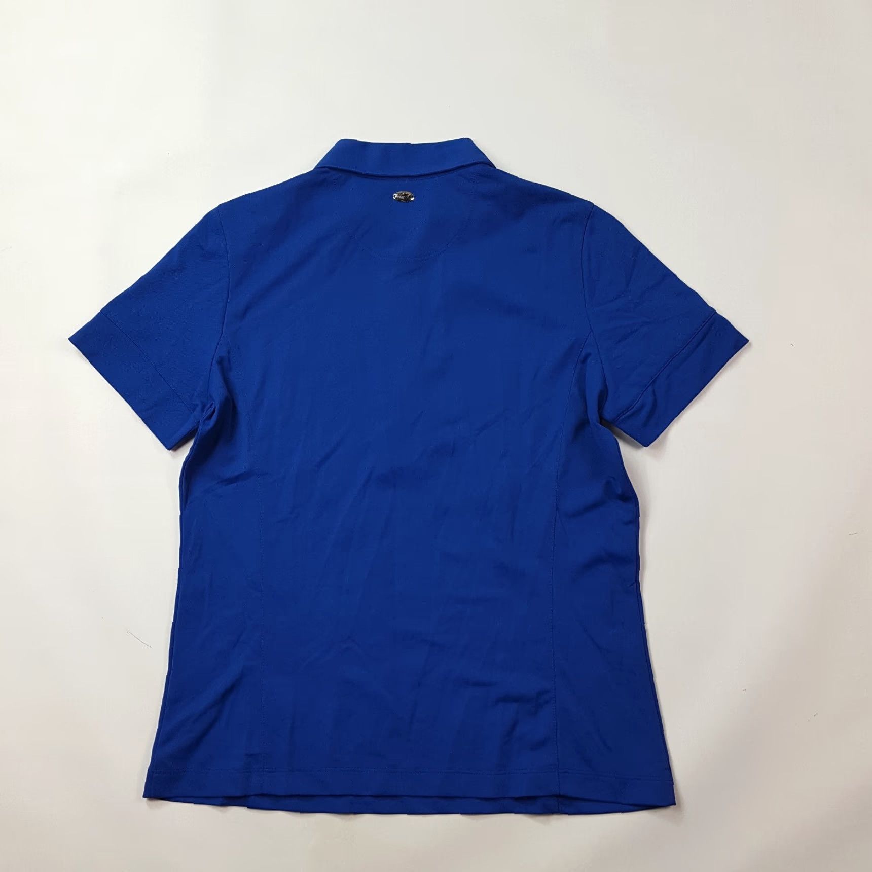 Vintage VINTAGE Greg Norman Golf Womens Polo Shirt - Blue Short Sleeve Collared Tennis Sports 90s Preppy Size M / US 6-8 / IT 42-44 - 4 Thumbnail