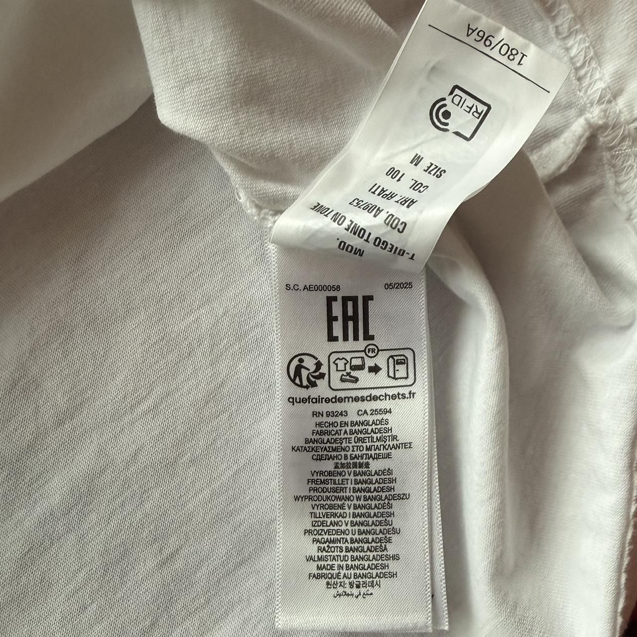 Diesel Diesel White T Shirt w/ Off White Logo Design Size US M / EU 48-50 / 2 - 7 Thumbnail