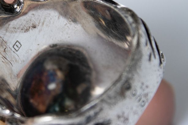Gucci Gucci, Unisex lion ring head with black stone Size ONE SIZE - 7 Thumbnail
