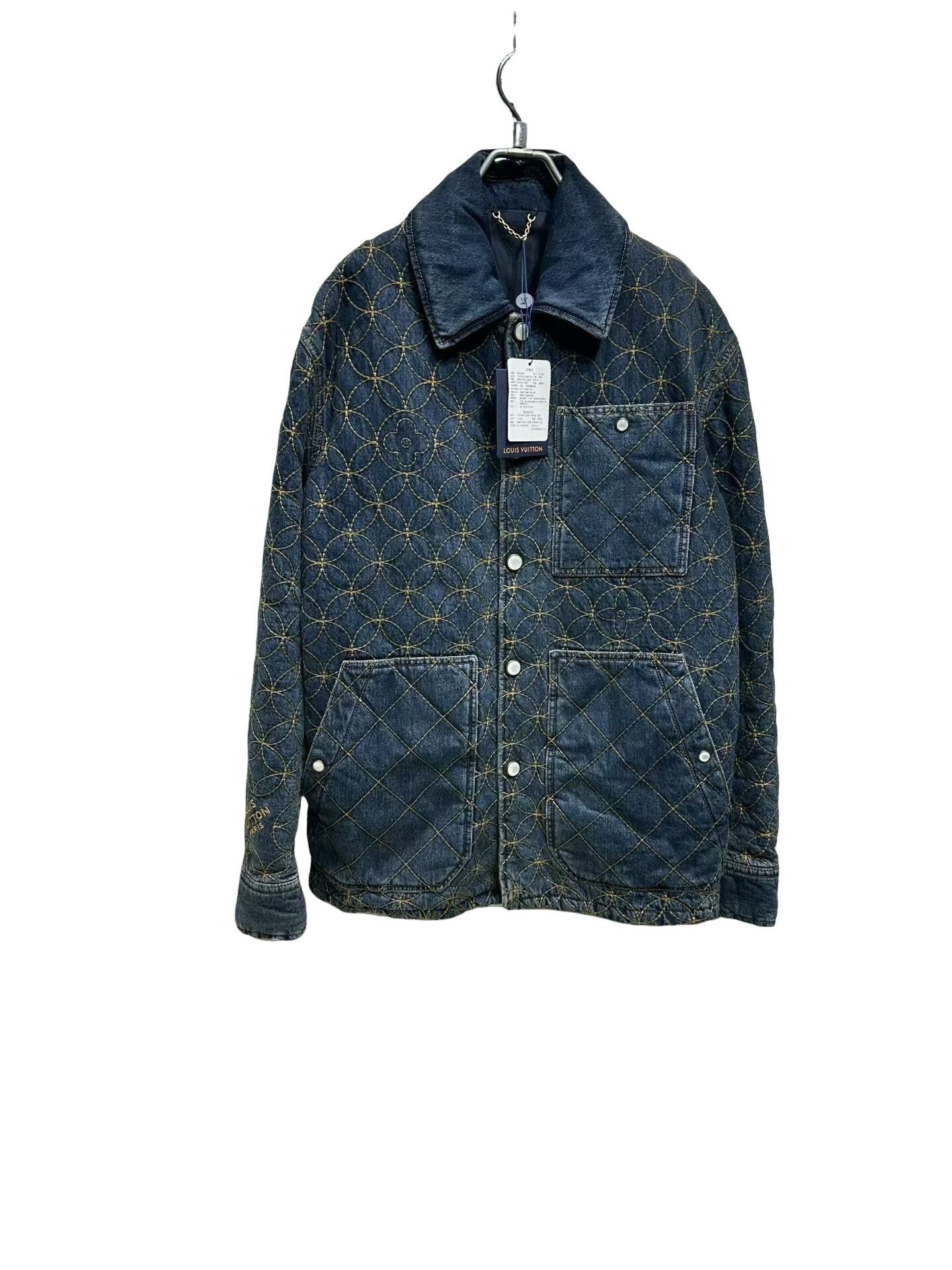 Louis Vuitton Louis Vuitton x Nigo Sashiko Denim Jacket 44 Size US S / EU 44-46 / 1 - 1 Thumbnail
