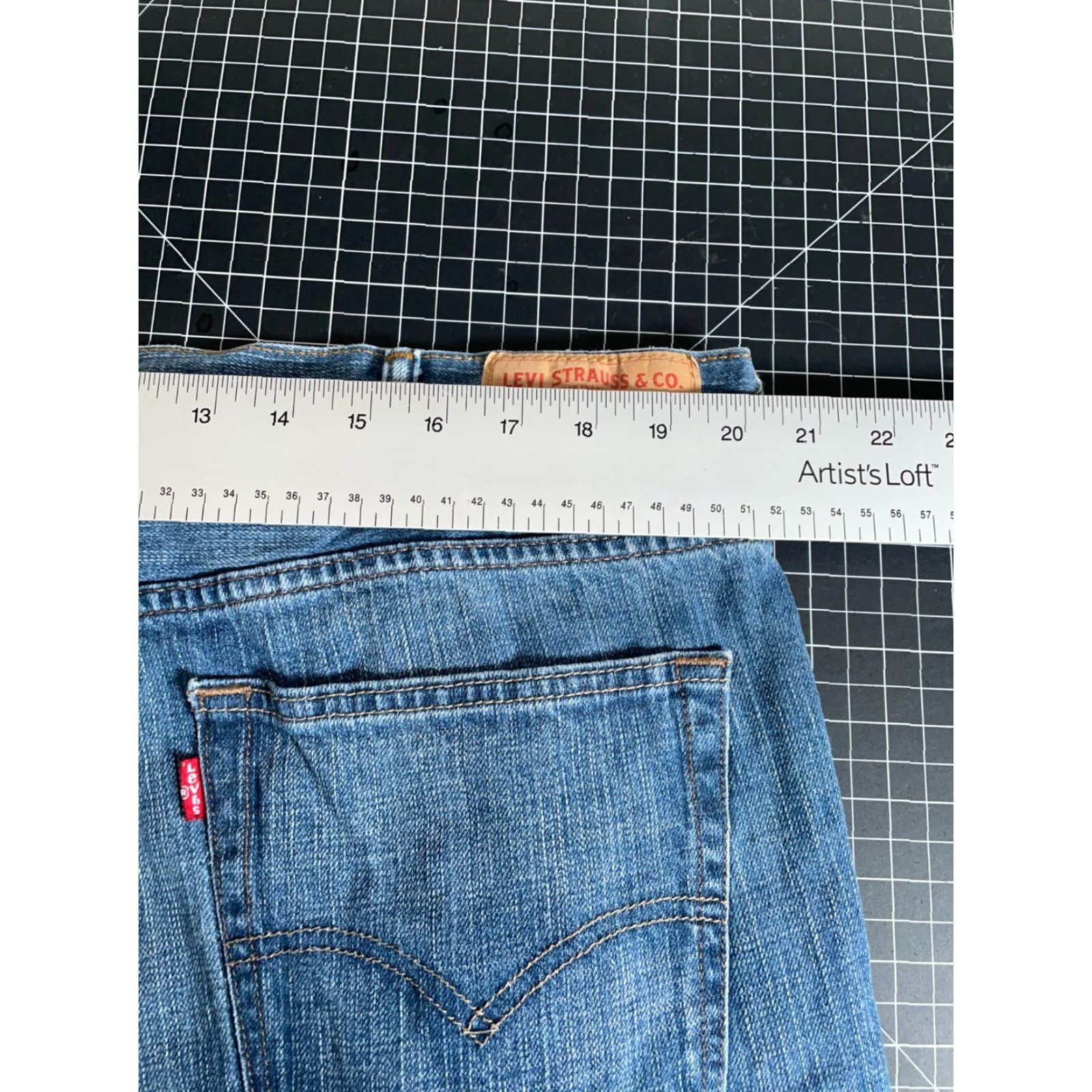 Levi's Levi's Jeans 527 Bootcut Slim Men 40 x 29.5 Blue Zip Fly Vintage No (Actual 40 x 29.5) Denim Cotton 5-Pocket Size US 40 / EU 56 - 5 Thumbnail