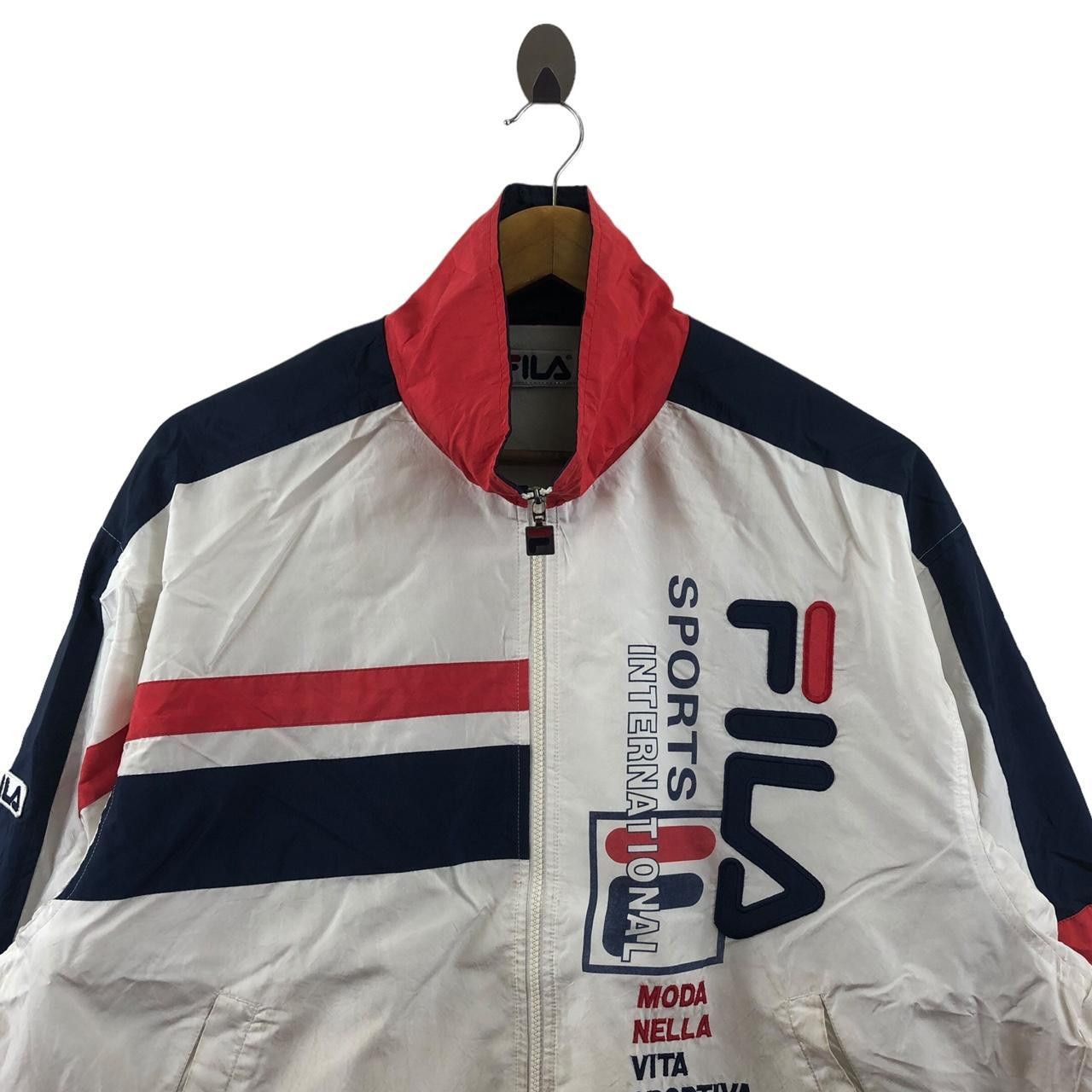 Fila Vintage 90’ FILA MODA ITALIA Sports Windbreaker Jacket Size L / US 10 / IT 46 - 3 Thumbnail