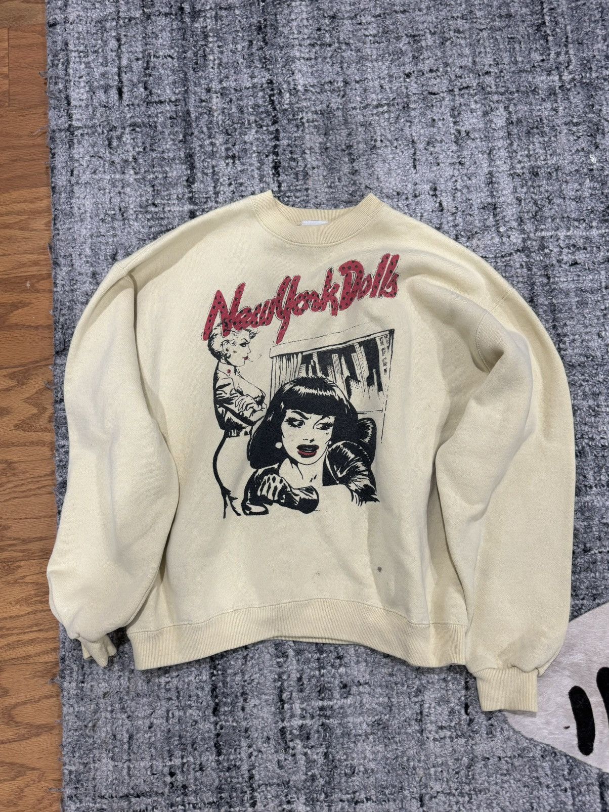 Vintage Vintage New York Dolls Crewneck Size US S / EU 44-46 / 1 - 1 Thumbnail