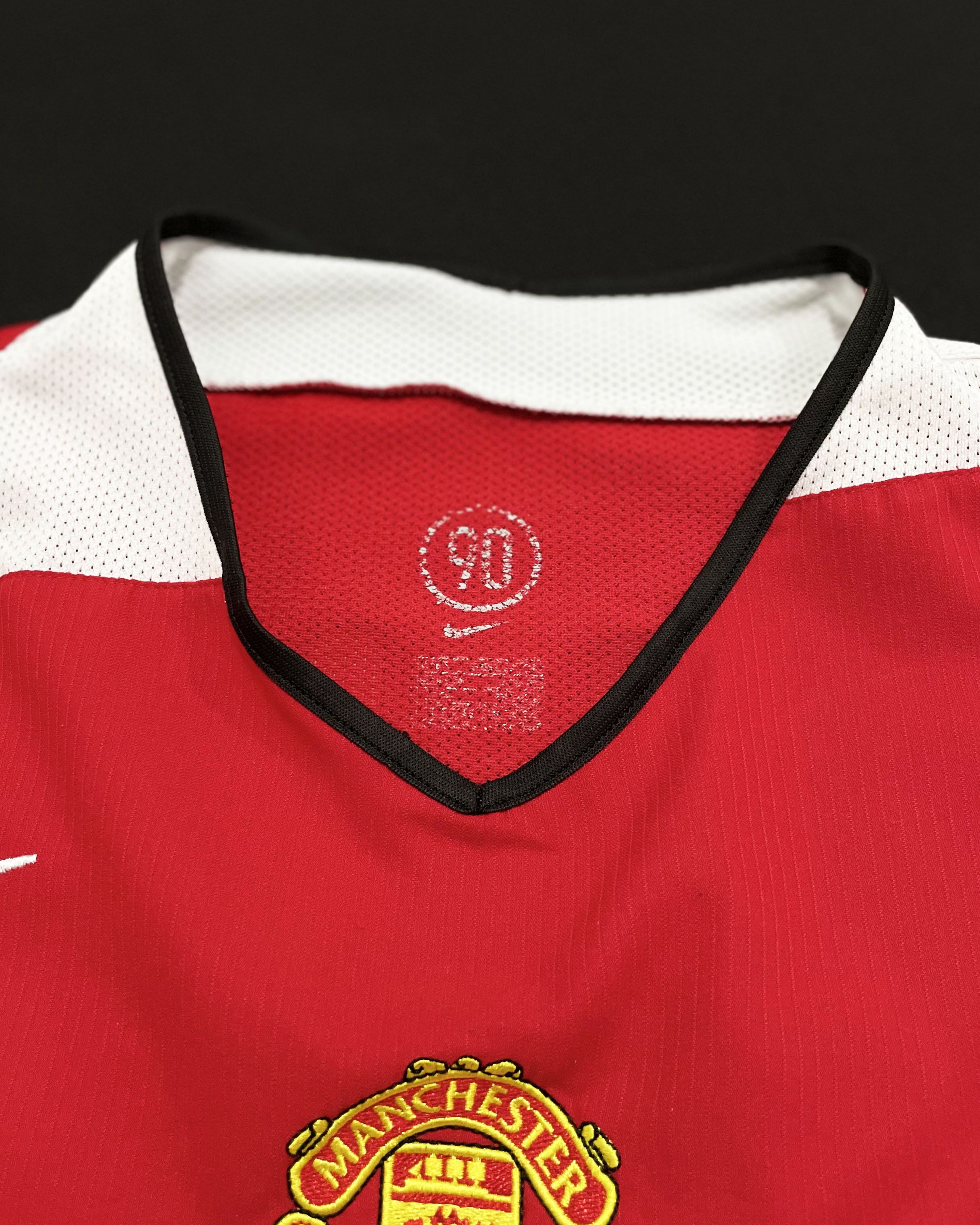 Nike Manchester United Home Kit 2004 2005 2006 Name set Saha Size US M / EU 48-50 / 2 - 5 Thumbnail