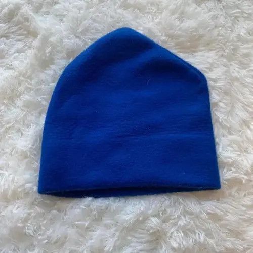 Vintage Blue Fleece Beanie Size ONE SIZE - 2 Thumbnail