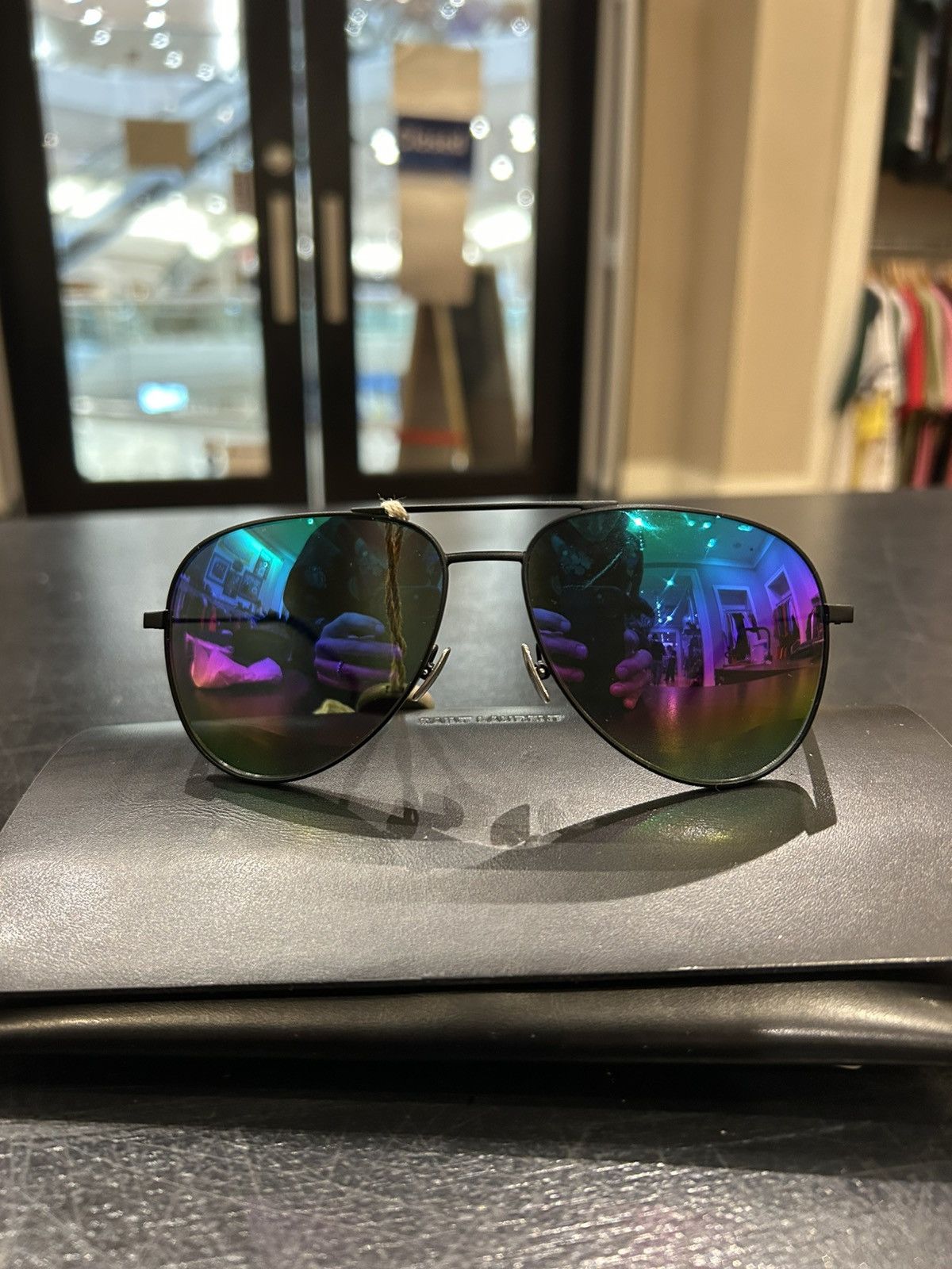 Yves Saint Laurent Yves Saint Laurent Sunglasses Rainbow Lens Size ONE SIZE - 2 Thumbnail