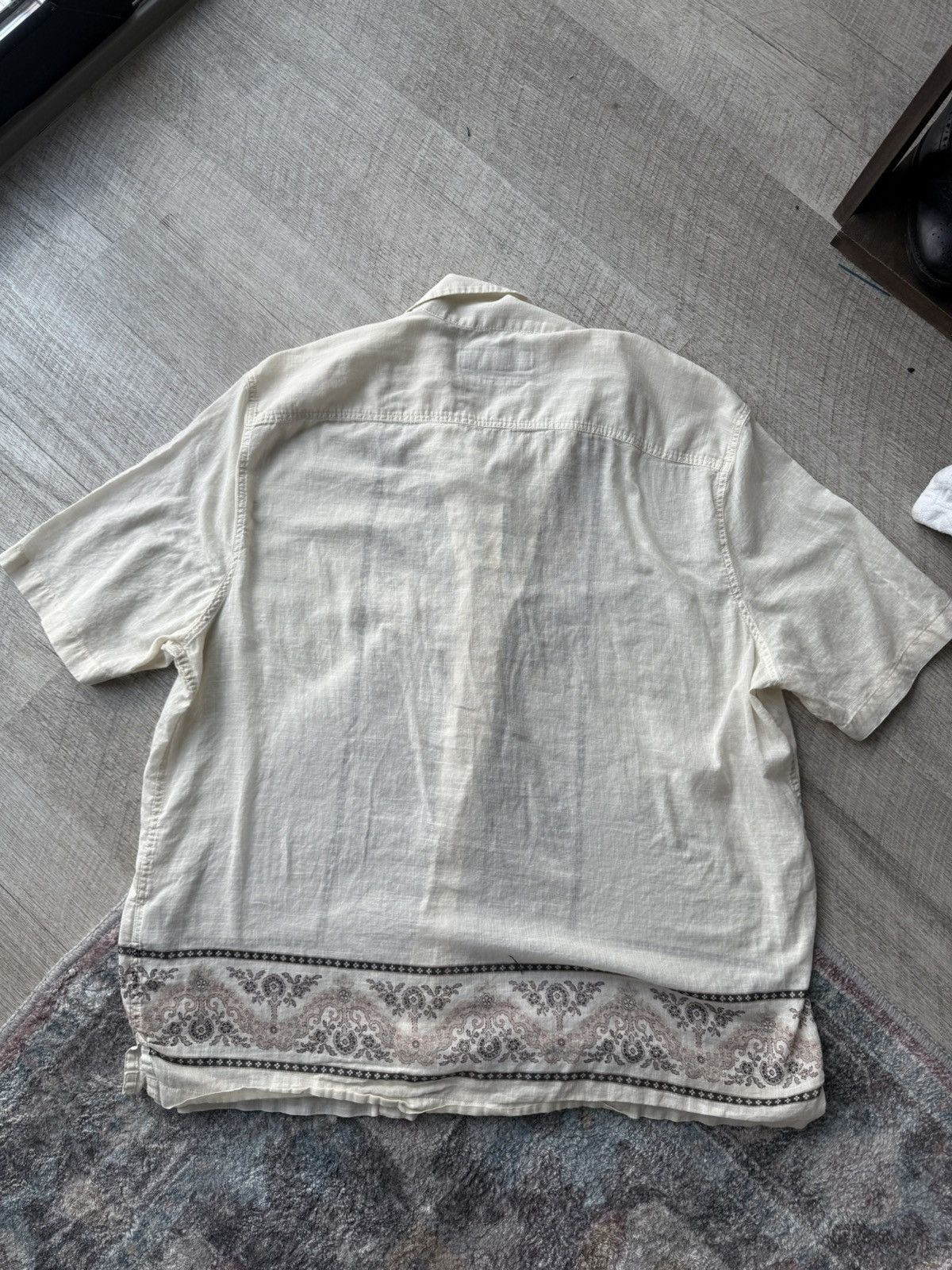 Allsaints Allsaints - Button Up Linen Shirt Size US XL / EU 56 / 4 - 2 Thumbnail