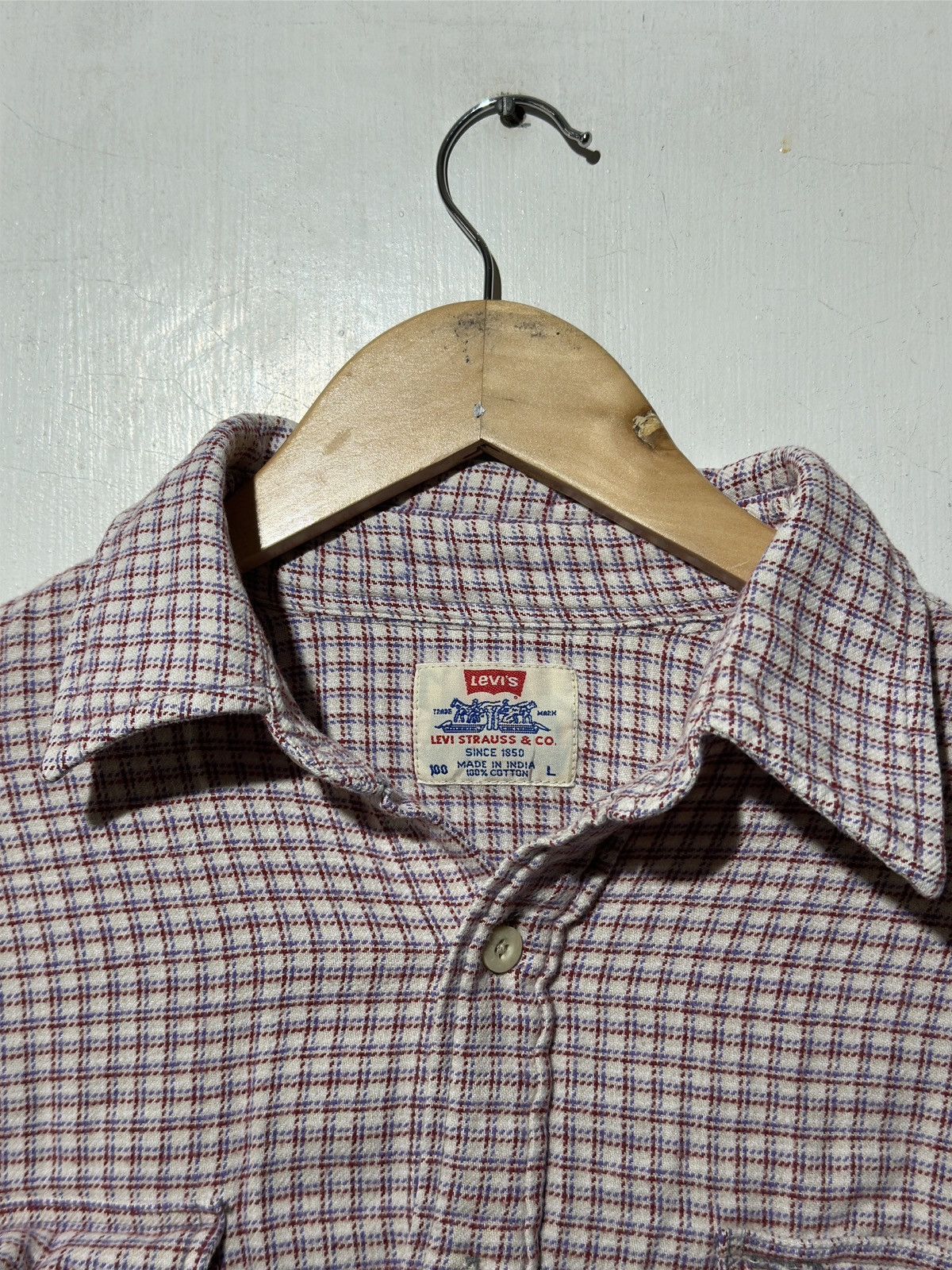 Levi's × Vintage Vintage Levis Strauss Plaid Button Down Size US L / EU 52-54 / 3 - 2 Thumbnail