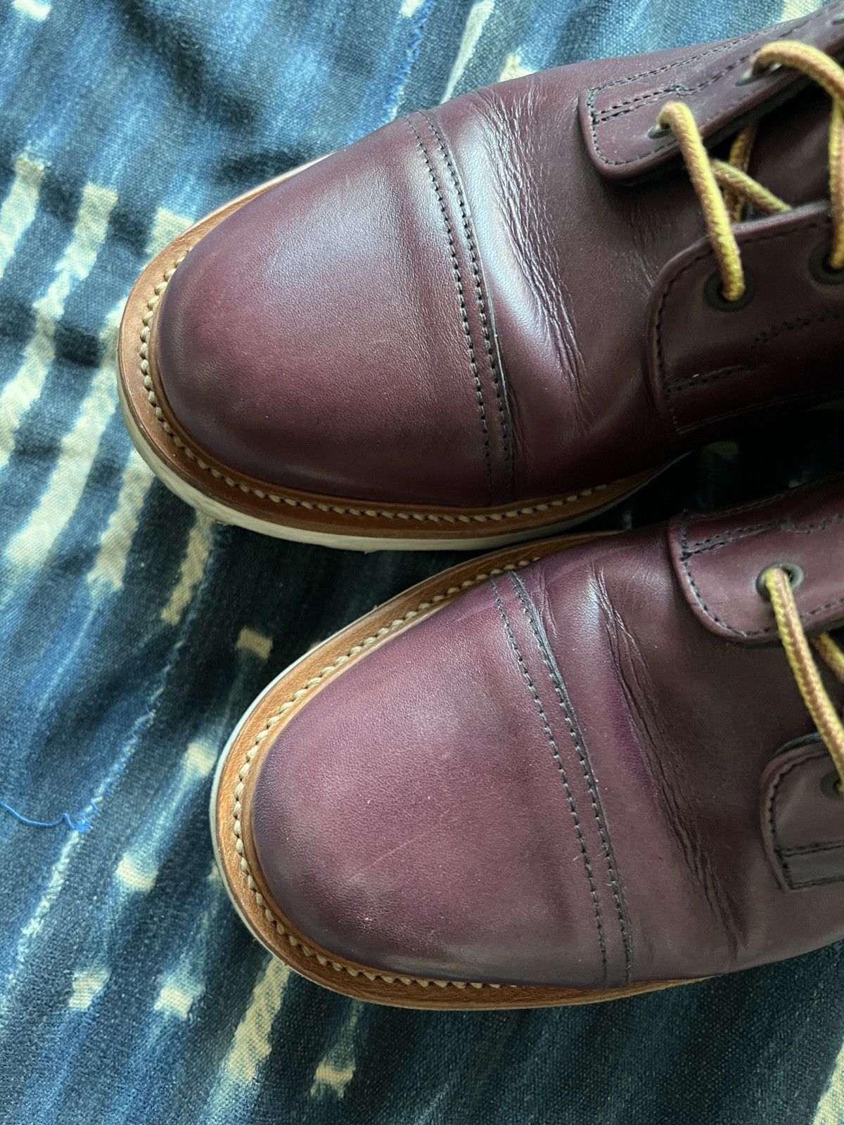 Mark McNairy Tres Bien X Mark Mcnairy Derby Boots Wax leathers Size US 10 / EU 43 - 3 Thumbnail