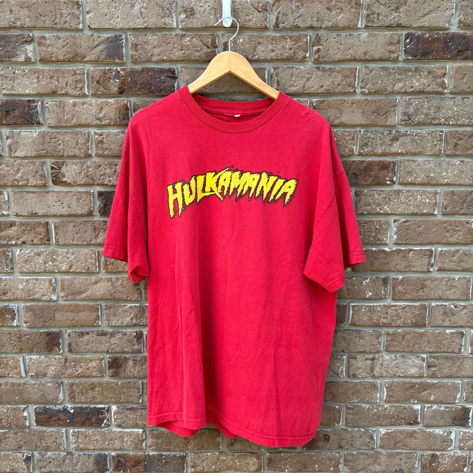 WWE Crazy Vintage 90s Hulk Hogan Hulk Mania T-Shirt XXL Size US XXL / EU 58 / 5 - 1 Thumbnail