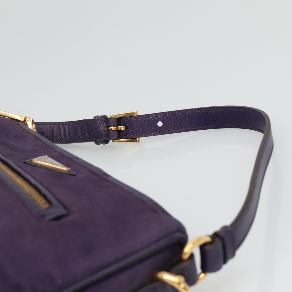 Prada PRADA Shoulder Bag Nylon Purple Gold Size ONE SIZE - 8 Thumbnail