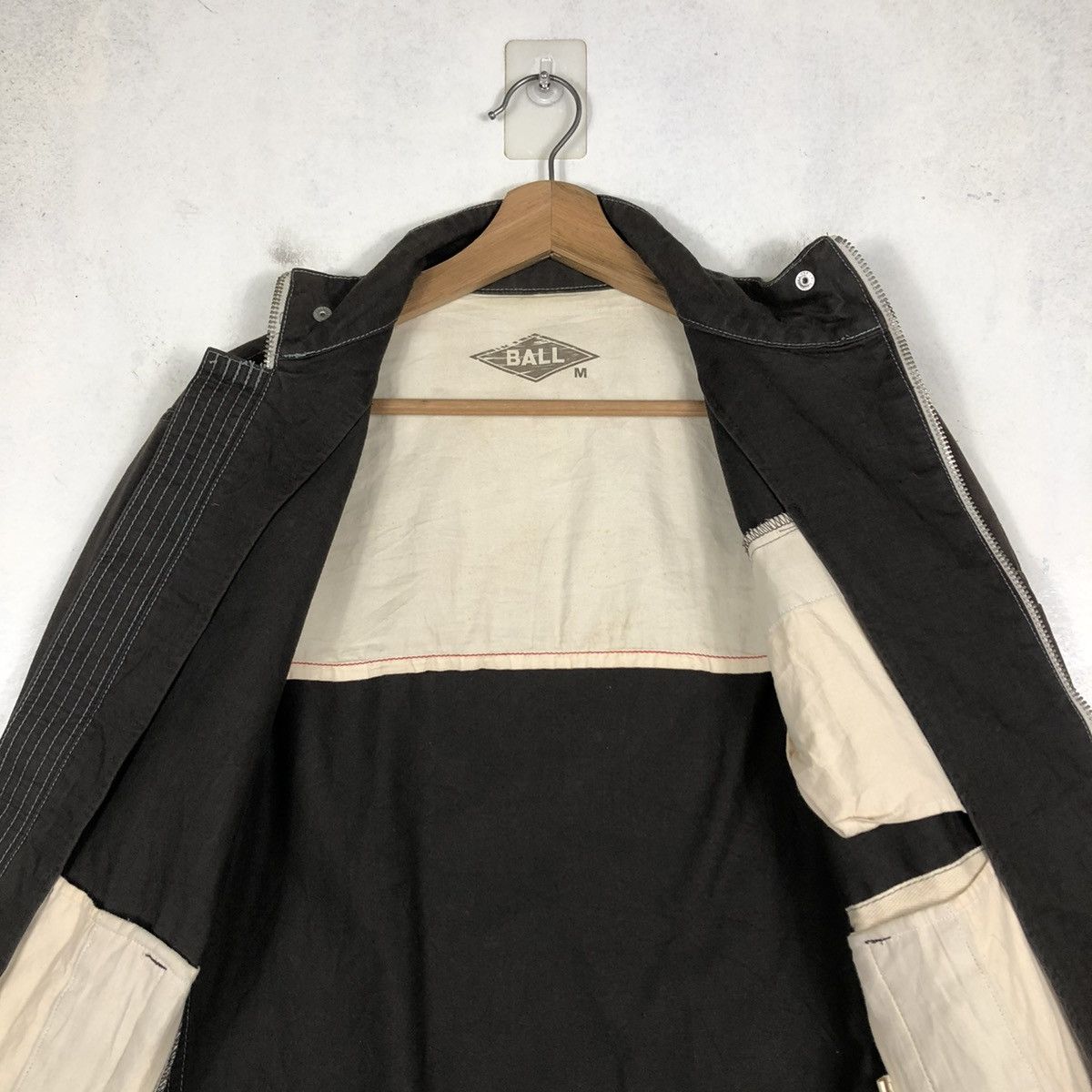 Japanese Brand 📌CROPPED BIKER JACKET ZIPPER BALL Size US M / EU 48-50 / 2 - 15 Thumbnail
