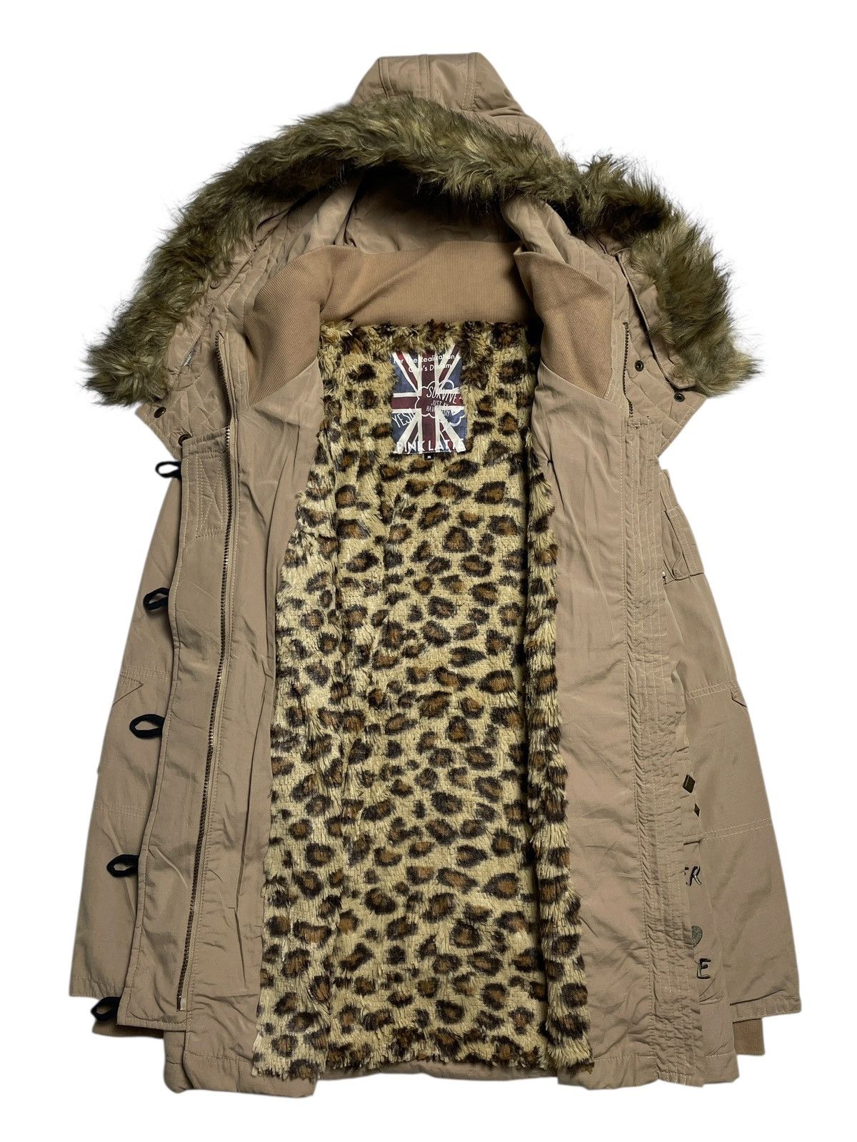 Angel Blue 2000’s Pink Latte - Studded Parka Jacket Size US M / EU 48-50 / 2 - 3 Thumbnail
