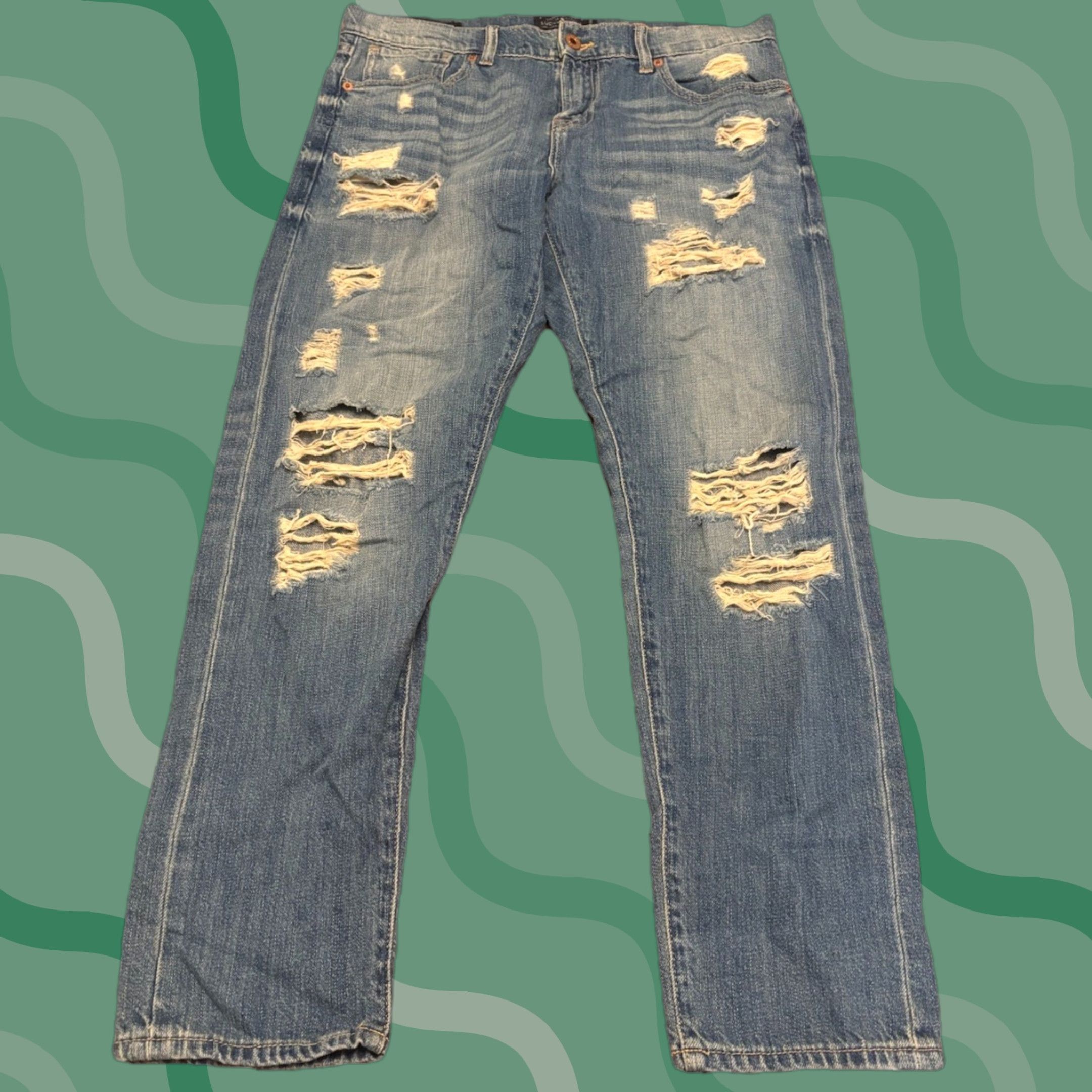 Lucky Brand Lucky Brand Jeans Blue Denim Straight 34 30 Inseam Unisex Adults Vintage N/A Womens Mens Size US 34 / EU 50 - 1 Thumbnail